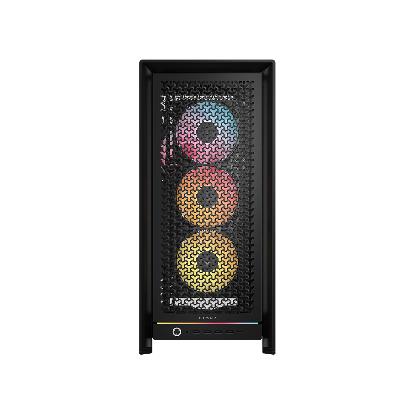 A large main feature product image of Corsair FRAME 5000D RS ARGB Modular Mid Tower Case (Black)