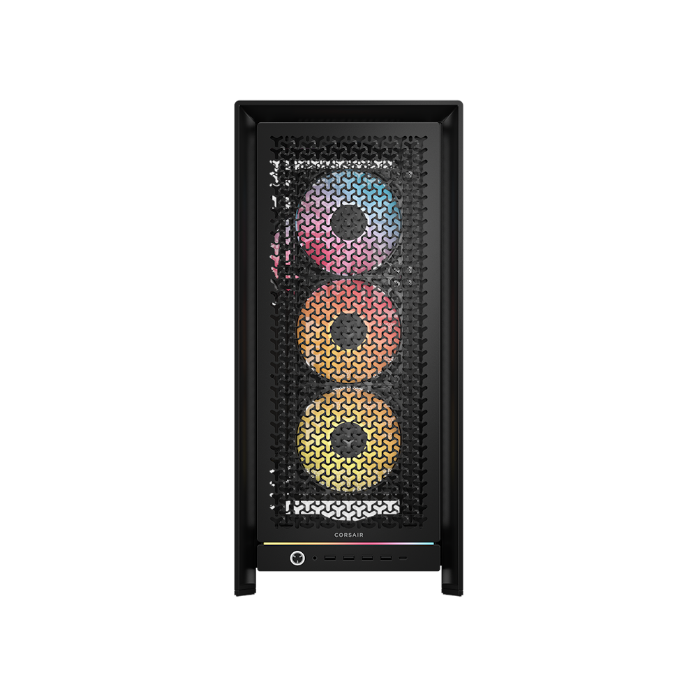 A large main feature product image of Corsair FRAME 5000D RS ARGB Modular Mid Tower Case (Black)