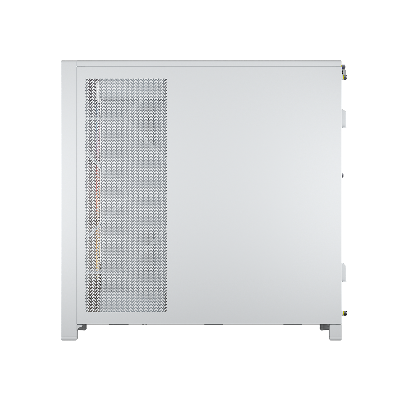 A large main feature product image of Corsair FRAME 5000D RS ARGB Modular Mid Tower Case (White)