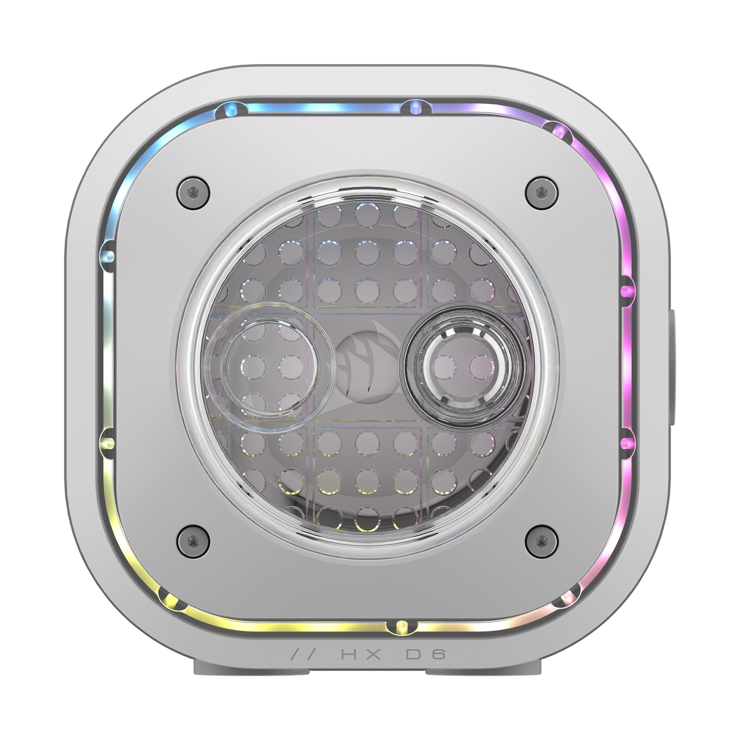 A large main feature product image of Corsair XD6 ELITE RGB Pump/Reservoir Combo (White)