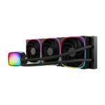 A small tile product image of Geometric Future Eskimo Pro 420mm ARGB AIO Liquid CPU Cooler (Black)