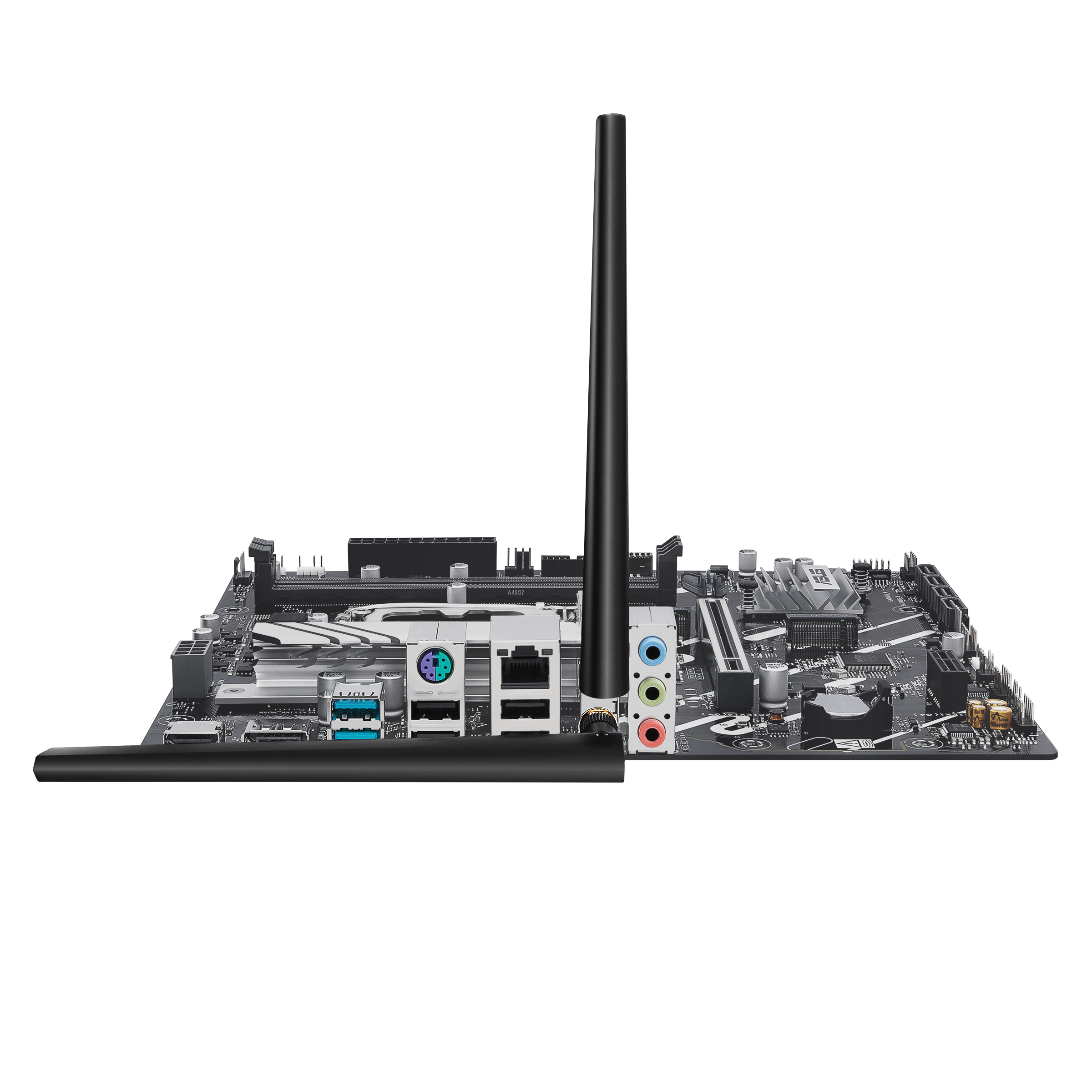 A large main feature product image of ASUS Prime H810M-A WiFi-CSM LGA1851 mATX Desktop Motherboard