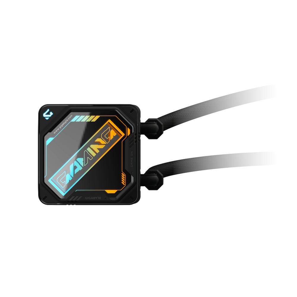 A large main feature product image of Gigabyte Gaming 360 360mm AIO Liquid CPU Cooler