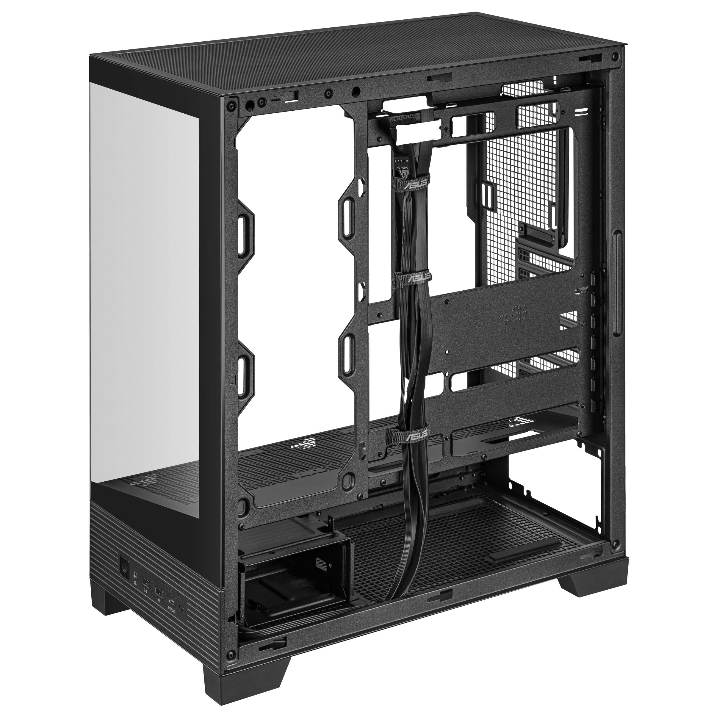 A large main feature product image of ASUS A31 Mid Tower Case - Black