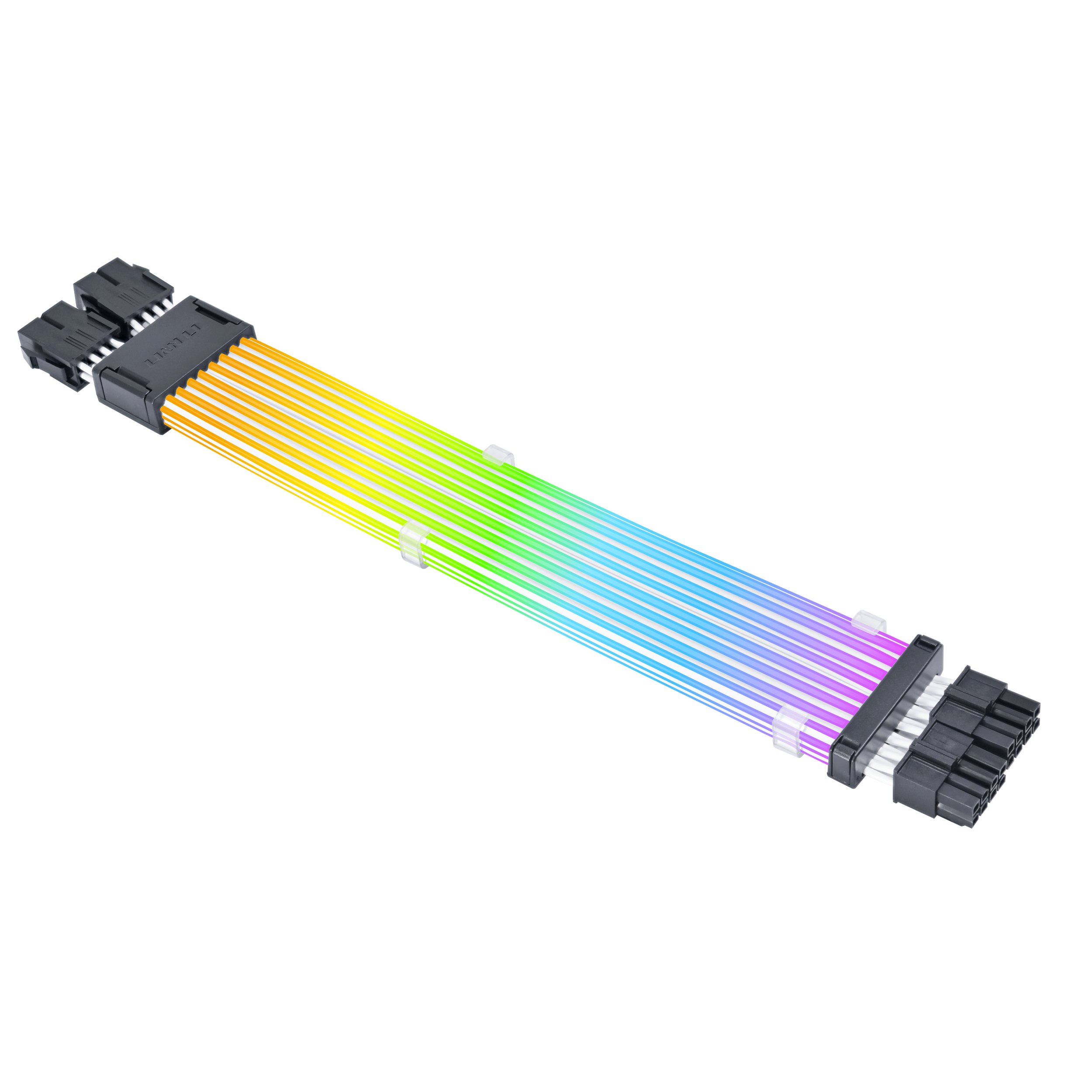 A large main feature product image of Lian Li Strimer Wireless CPU 2x8-Pin EPS ARGB LED Extension Cable