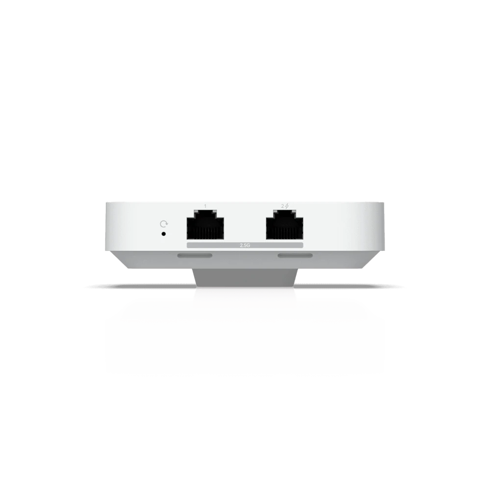 A large main feature product image of Ubiquiti UniFi U7 In-Wall Wi-Fi 7 Wireless Access Point