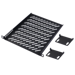 A product image of DeskPi RackMate 10" 0.5U Rack Shelf for T2