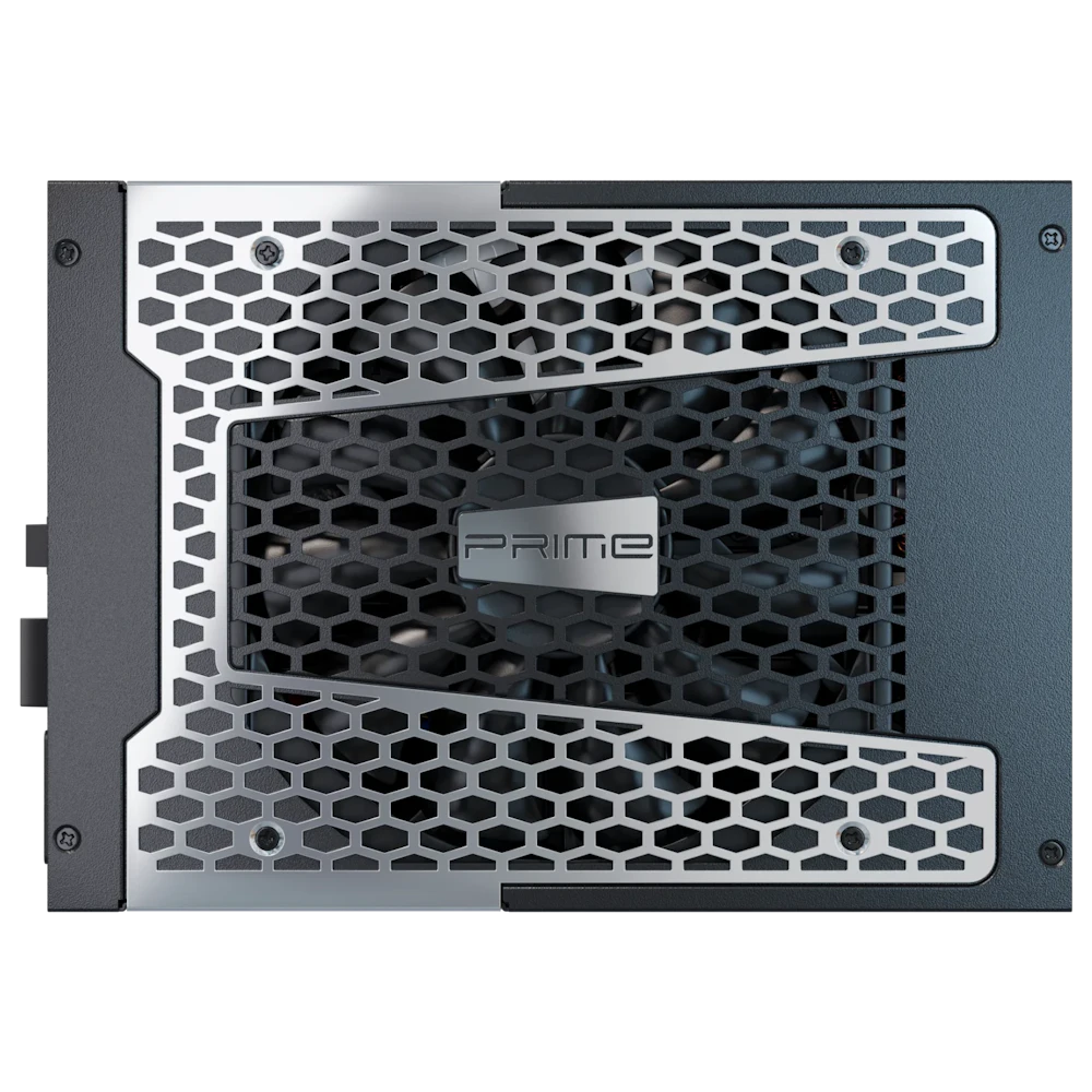 A large main feature product image of Seasonic PRIME PX 1600W Platinum PCIe 5.0 ATX 3.0 Modular 15A PSU