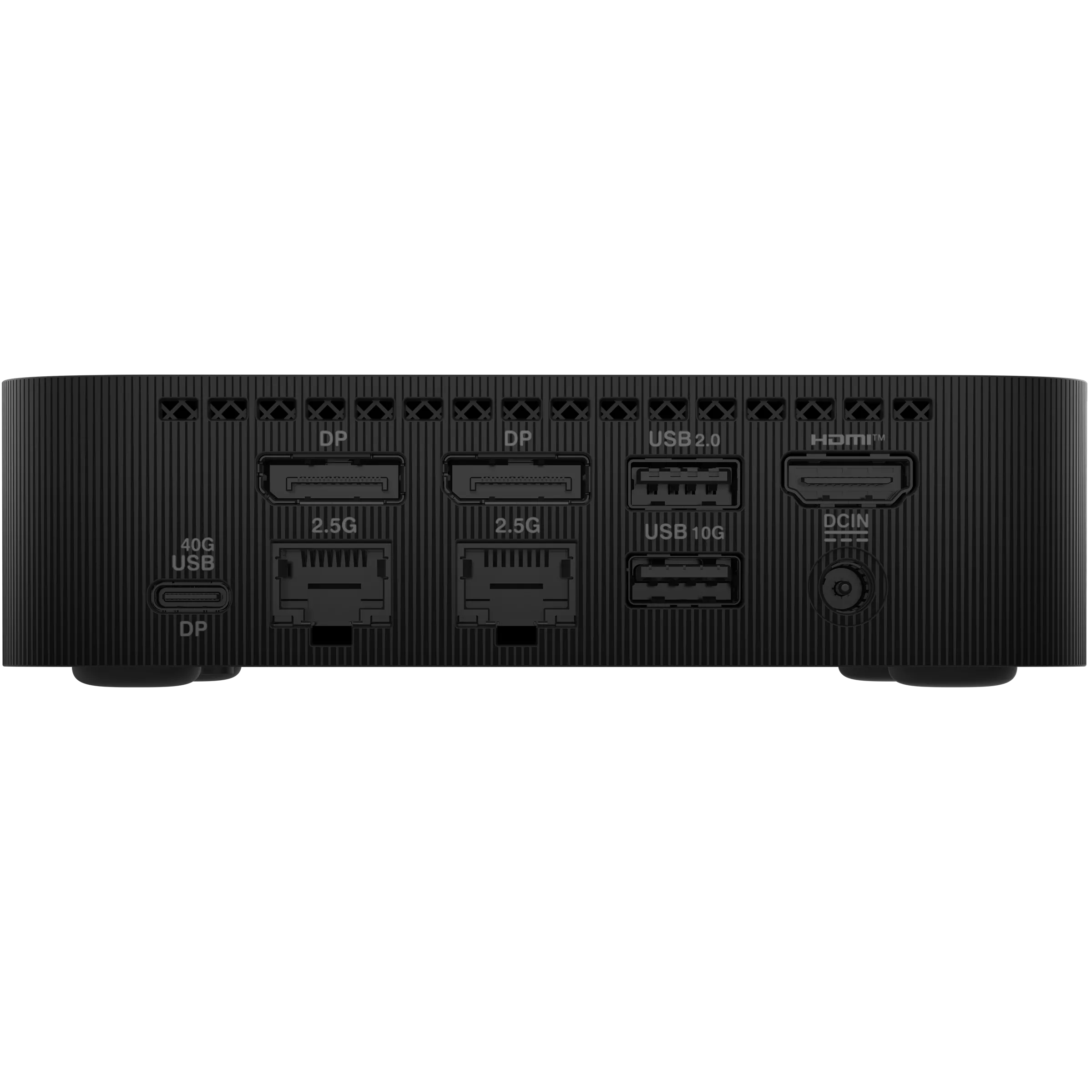 A large main feature product image of ASUS PN54 Ryzen AI 7 350 Barebones Mini PC