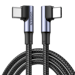 A product image of UGREEN USB 2.0 Type-C 90 Degree 100W PD Braided Cable (2m)