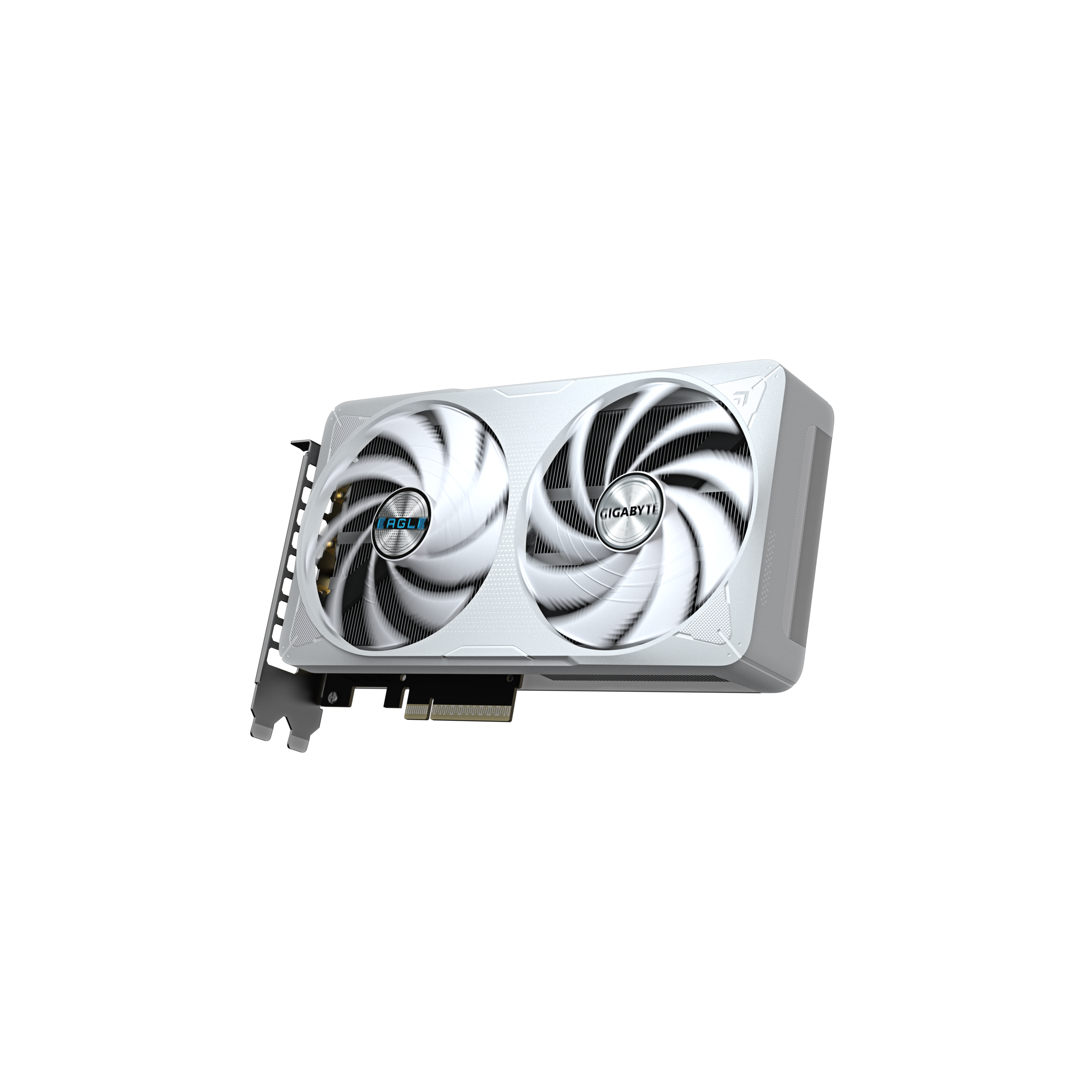 A large main feature product image of Gigabyte GeForce RTX 5060 Ti Eagle OC ICE White16GB GDDR7