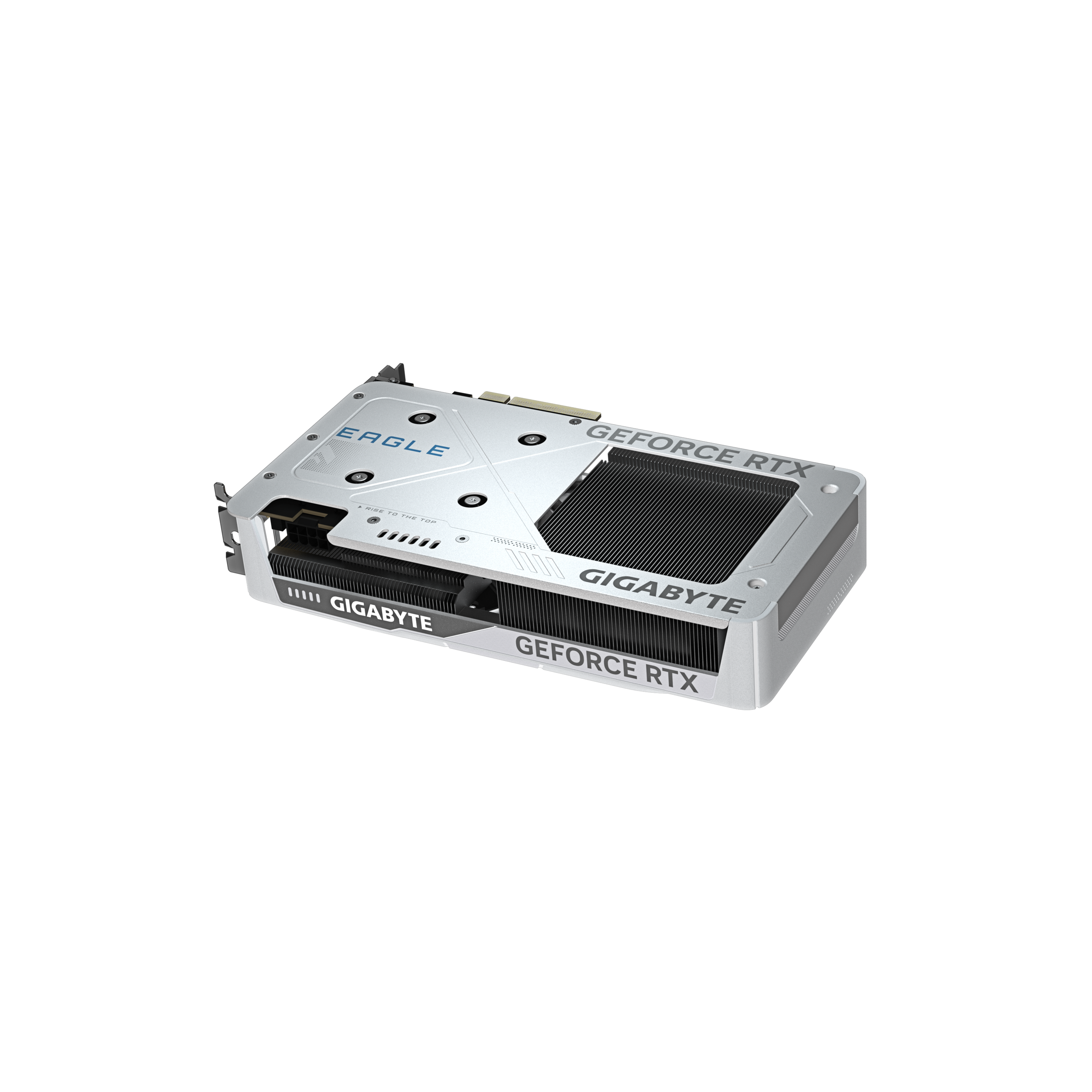 A large main feature product image of Gigabyte GeForce RTX 5060 Ti Eagle OC ICE White16GB GDDR7