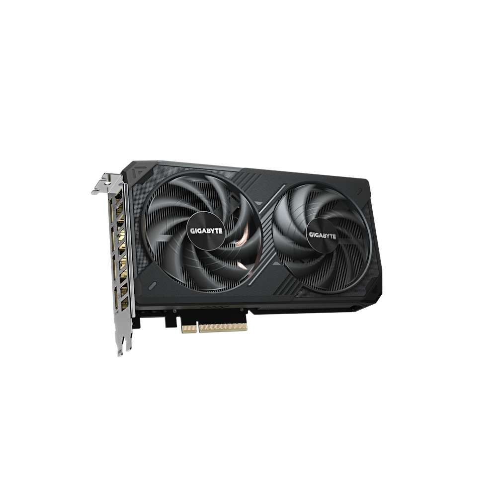 A large main feature product image of Gigabyte GeForce RTX 5060 Ti Windforce 16GB GDDR7