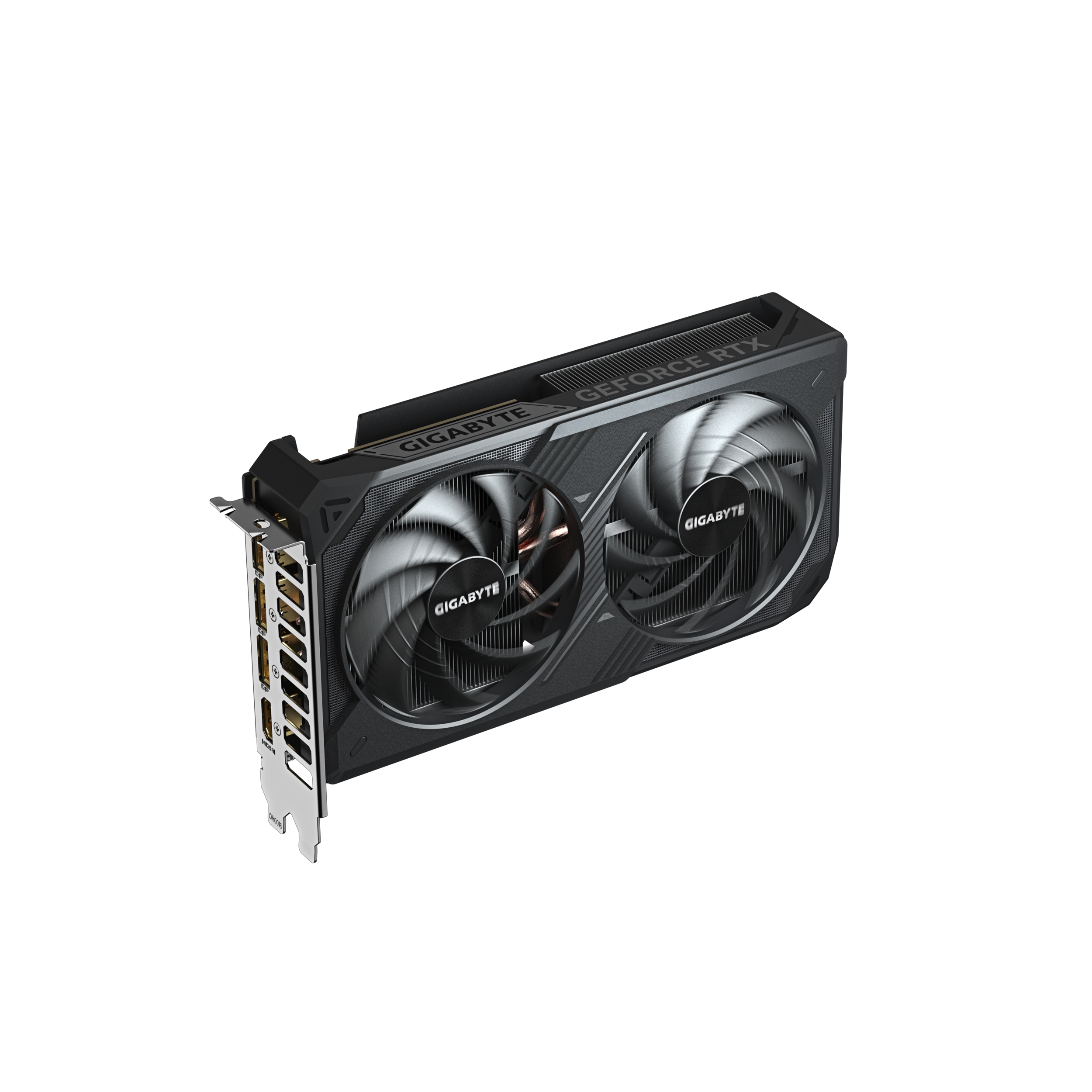 A large main feature product image of Gigabyte GeForce RTX 5060 Ti Windforce OC 8GB GDDR7
