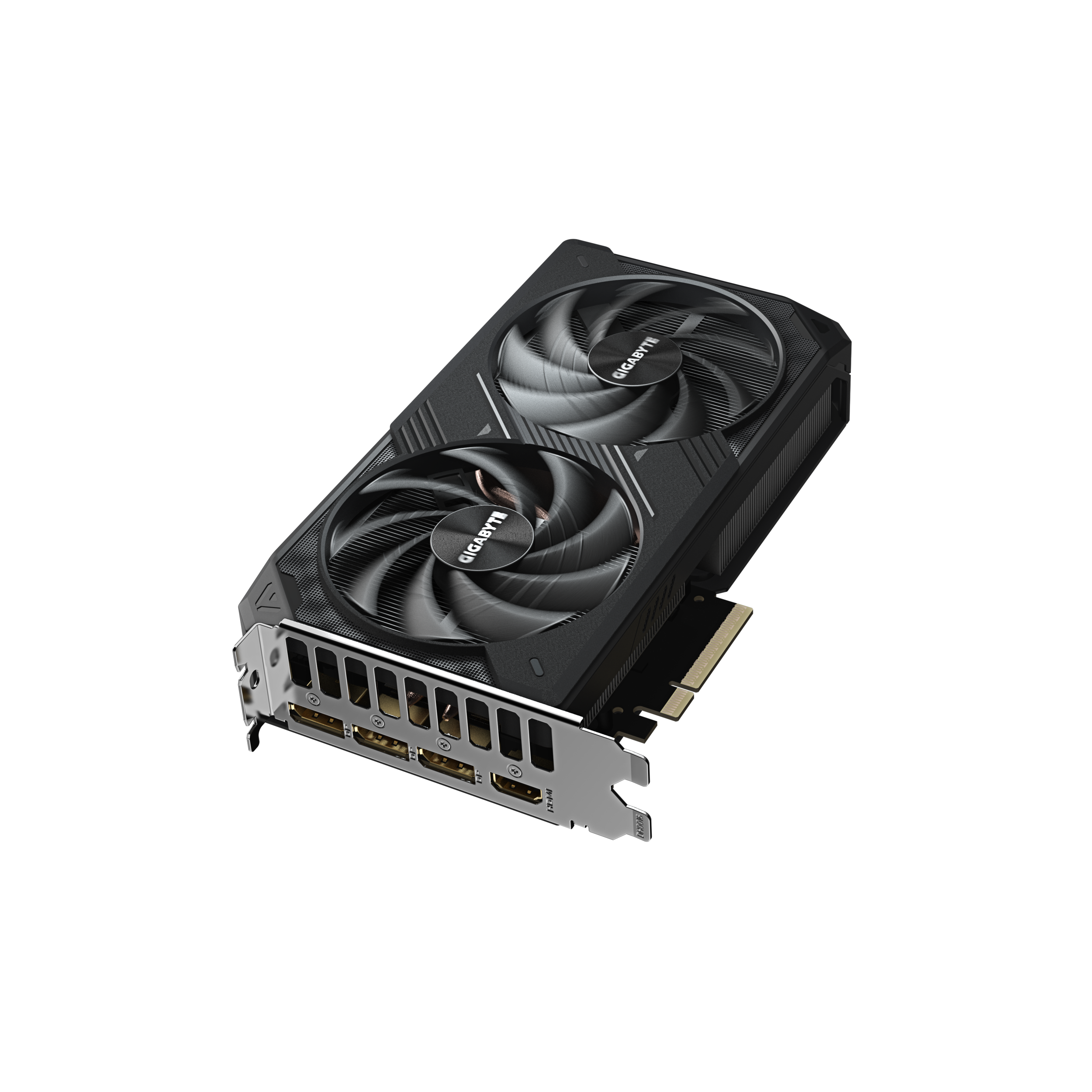 A large main feature product image of Gigabyte GeForce RTX 5060 Ti Windforce 8GB GDDR7