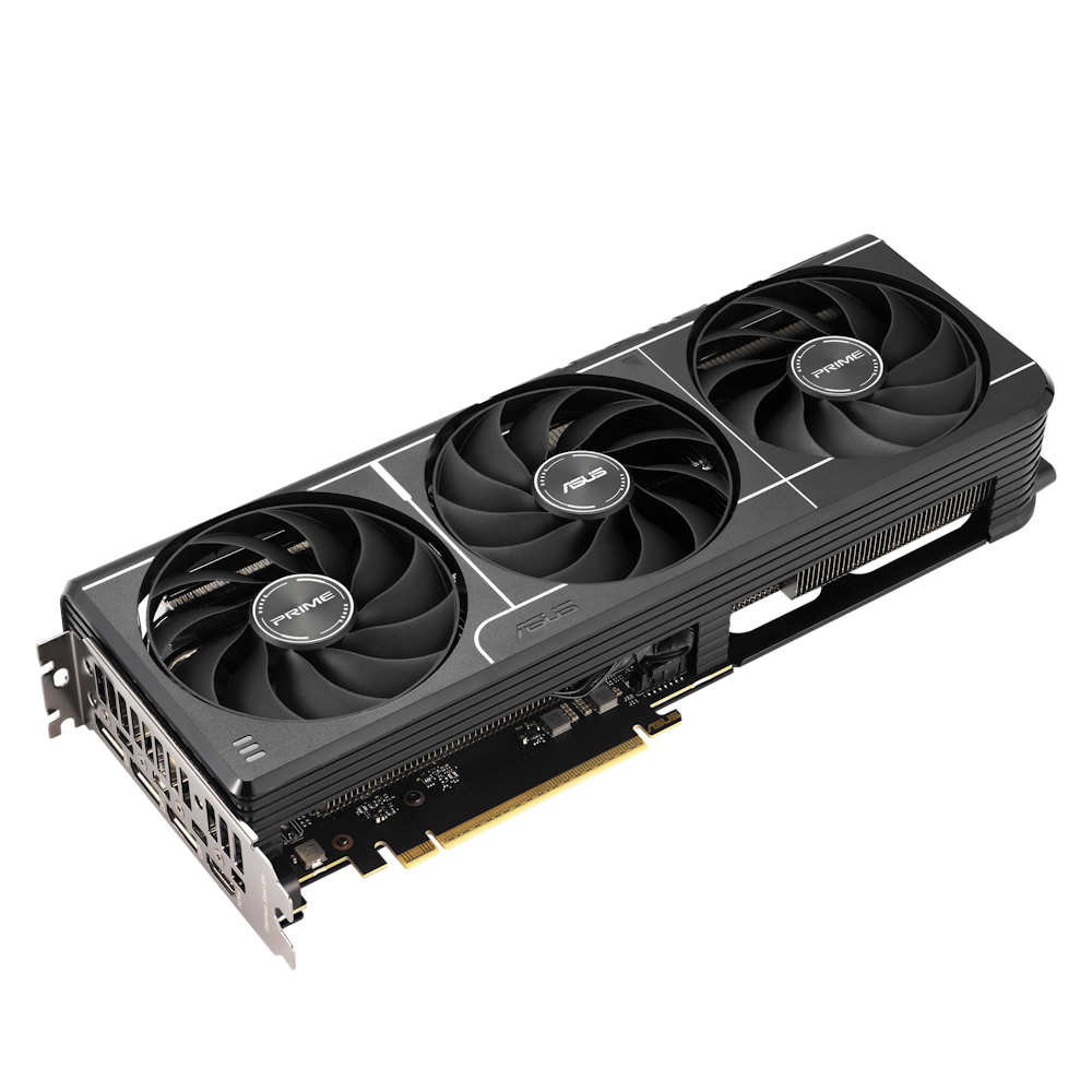 A large main feature product image of ASUS GeForce RTX 5060 Ti Prime OC 8GB GDDR7