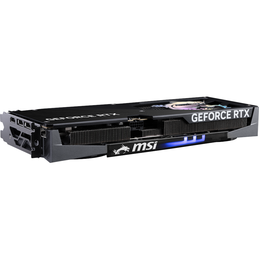 A large main feature product image of MSI GeForce RTX 5060 Ti Gaming Trio OC 8GB GDDR7