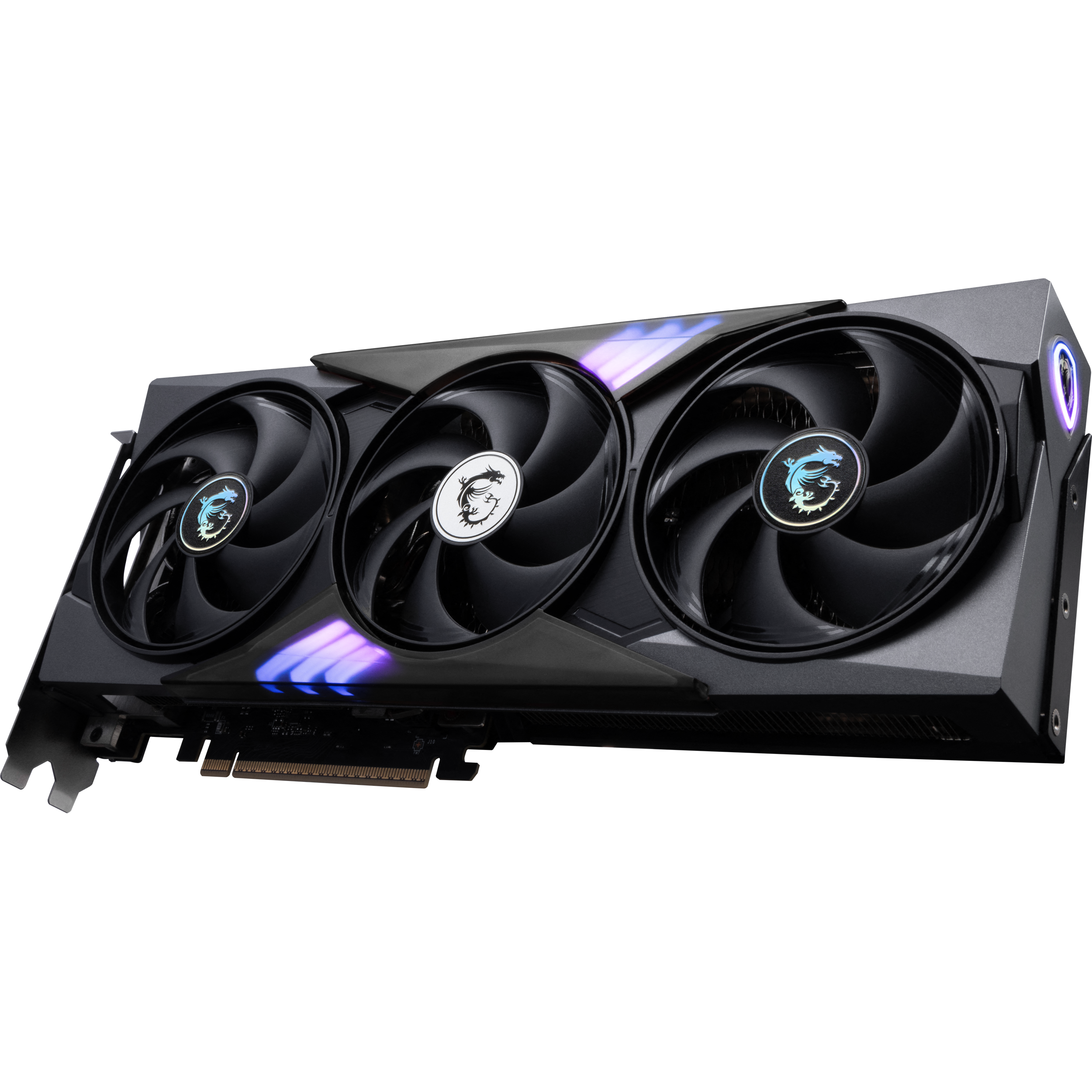 A large main feature product image of MSI GeForce RTX 5060 Ti Gaming Trio OC 8GB GDDR7