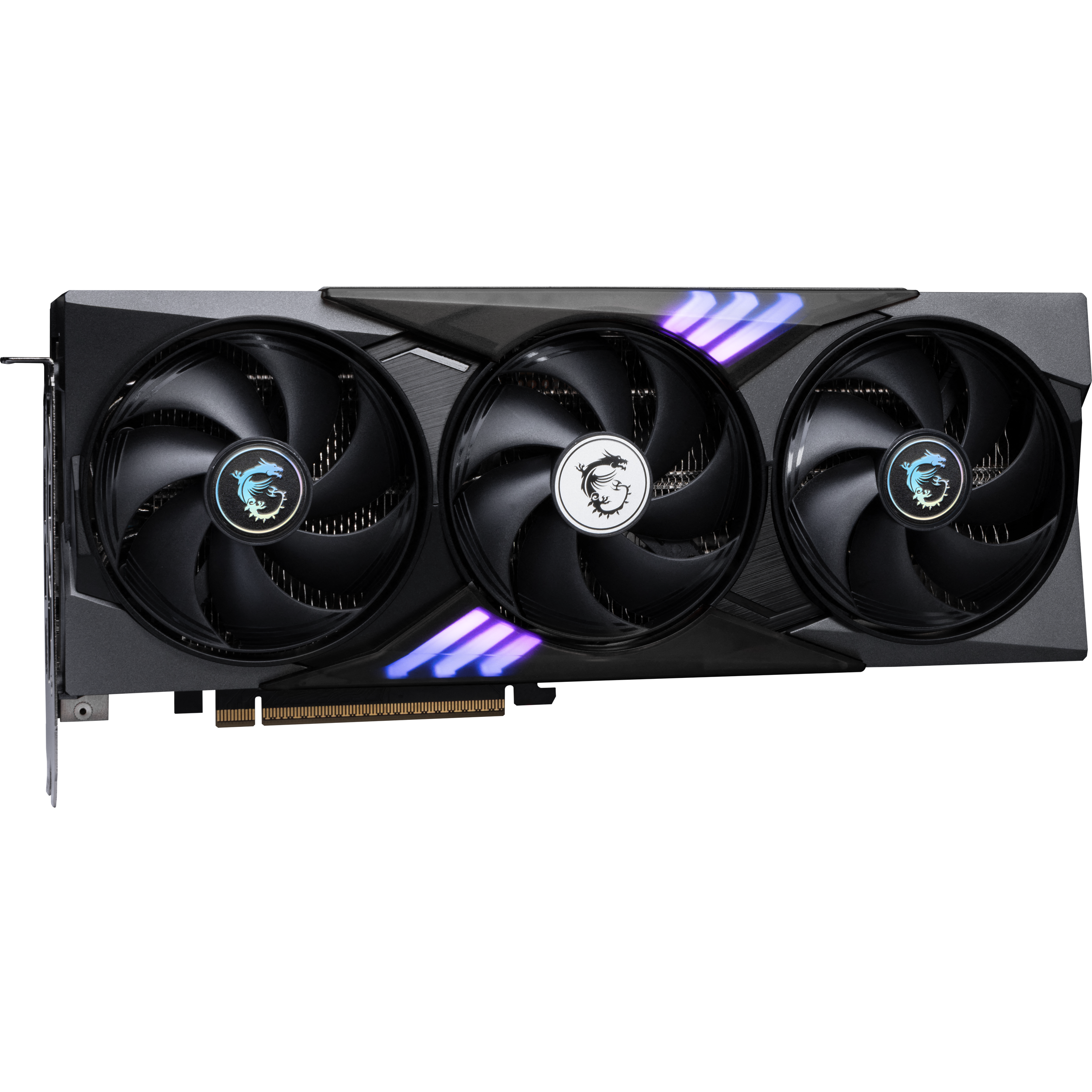 A large main feature product image of MSI GeForce RTX 5060 Ti Gaming Trio OC 8GB GDDR7
