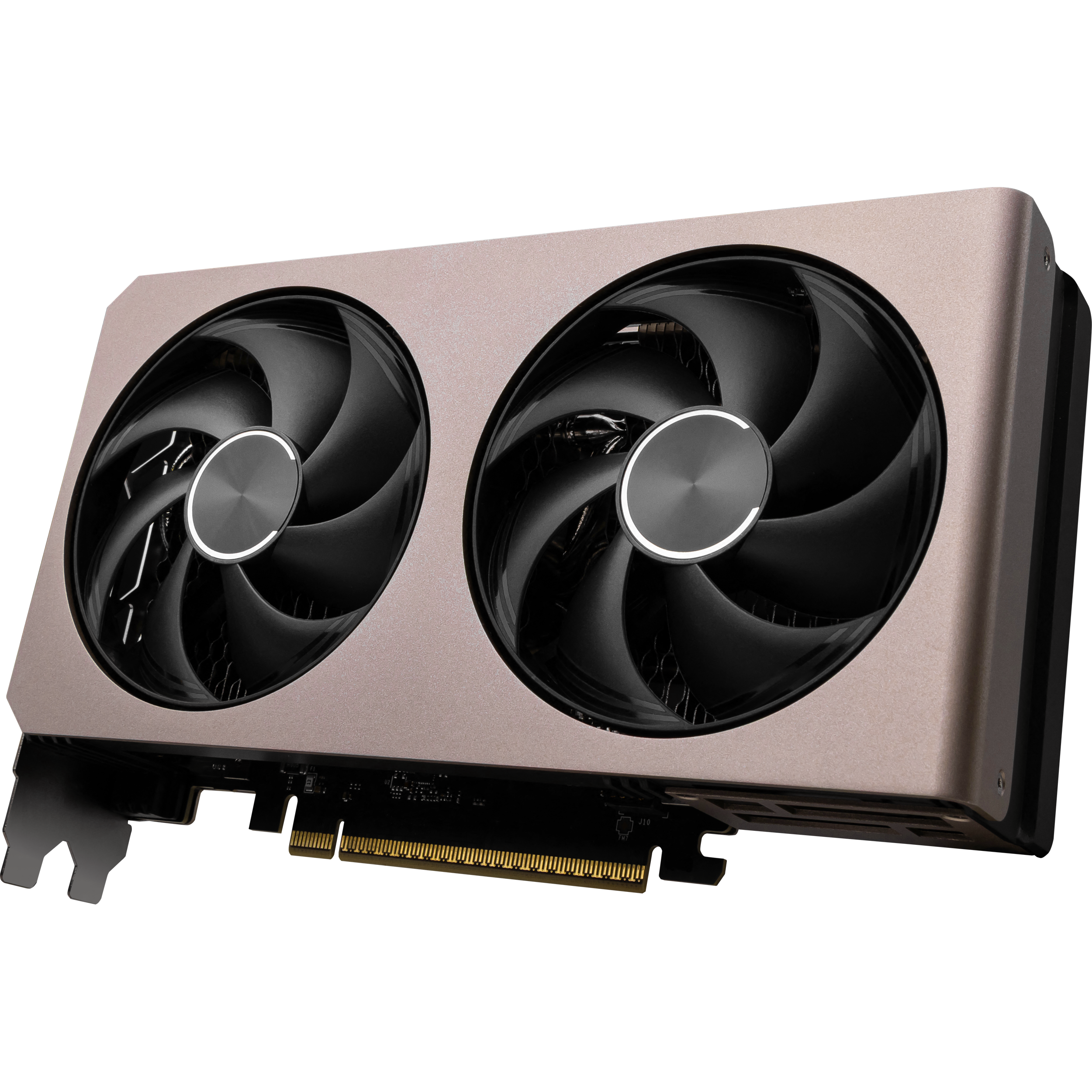 A large main feature product image of MSI GeForce RTX 5060 Ti Inspire 2X OC 8GB GDDR7