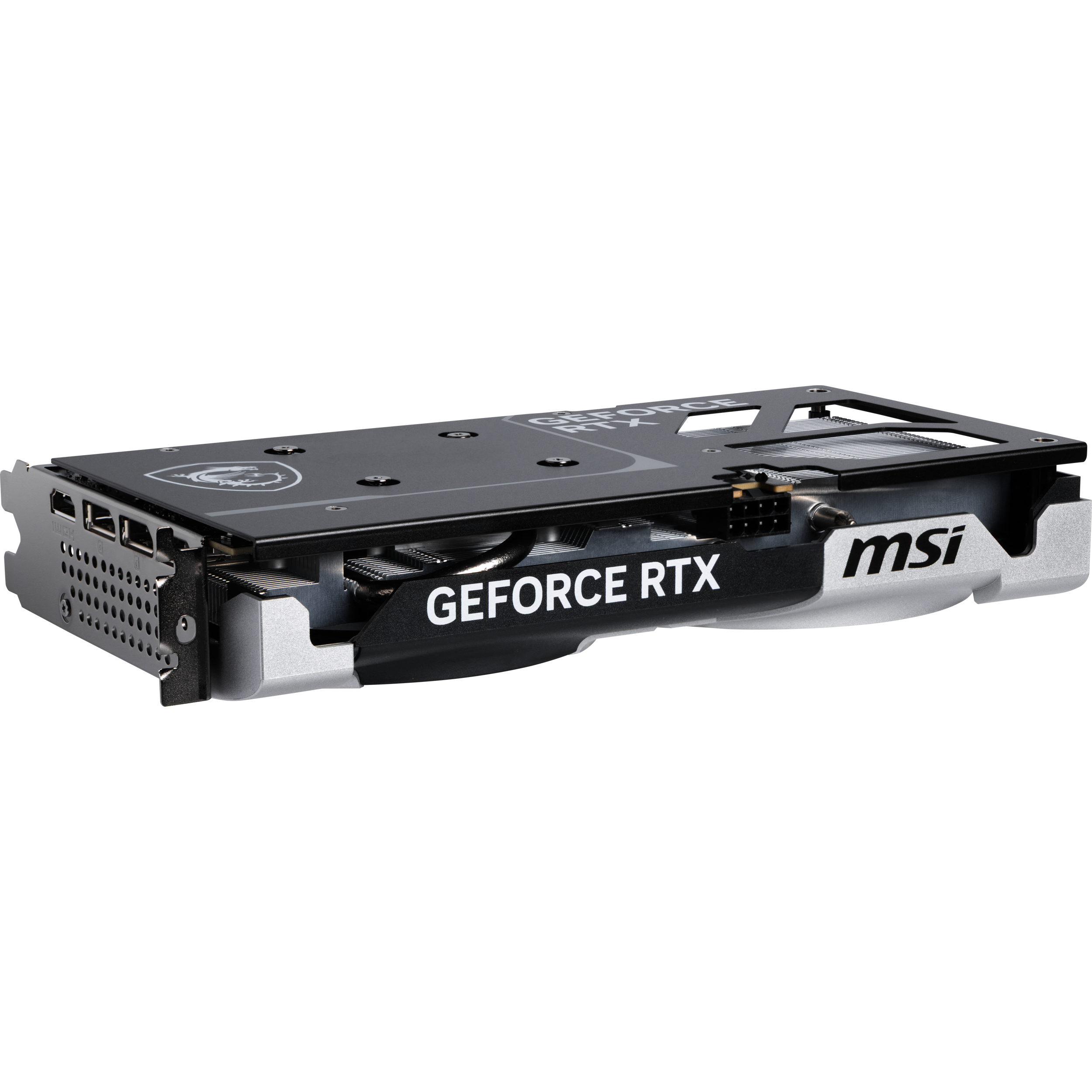 A large main feature product image of MSI GeForce RTX 5060 Ti Ventus 2X OC PLUS 16GB GDDR7