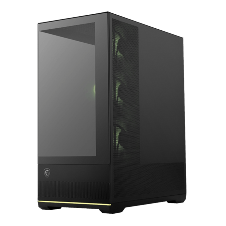 A large main feature product image of MSI MAG PANO 110R PZ Mid Tower Case - Black