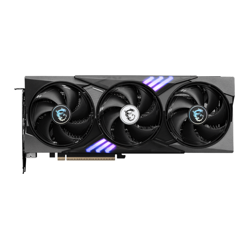 A large main feature product image of MSI GeForce RTX 5060 Ti 16GB GDDR7 GAMING TRIO OC