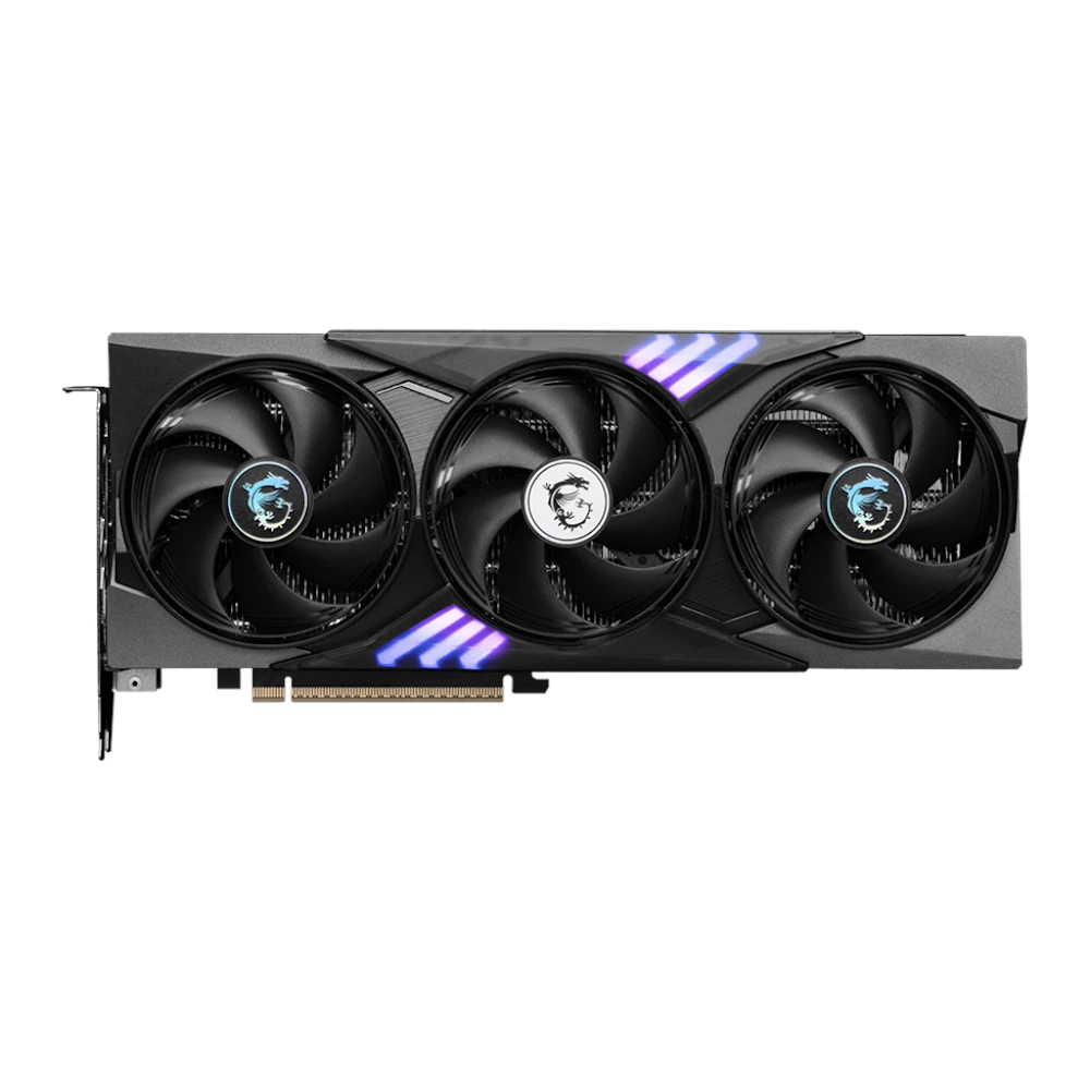 A large main feature product image of MSI GeForce RTX 5060 Ti 16GB GDDR7 GAMING TRIO OC