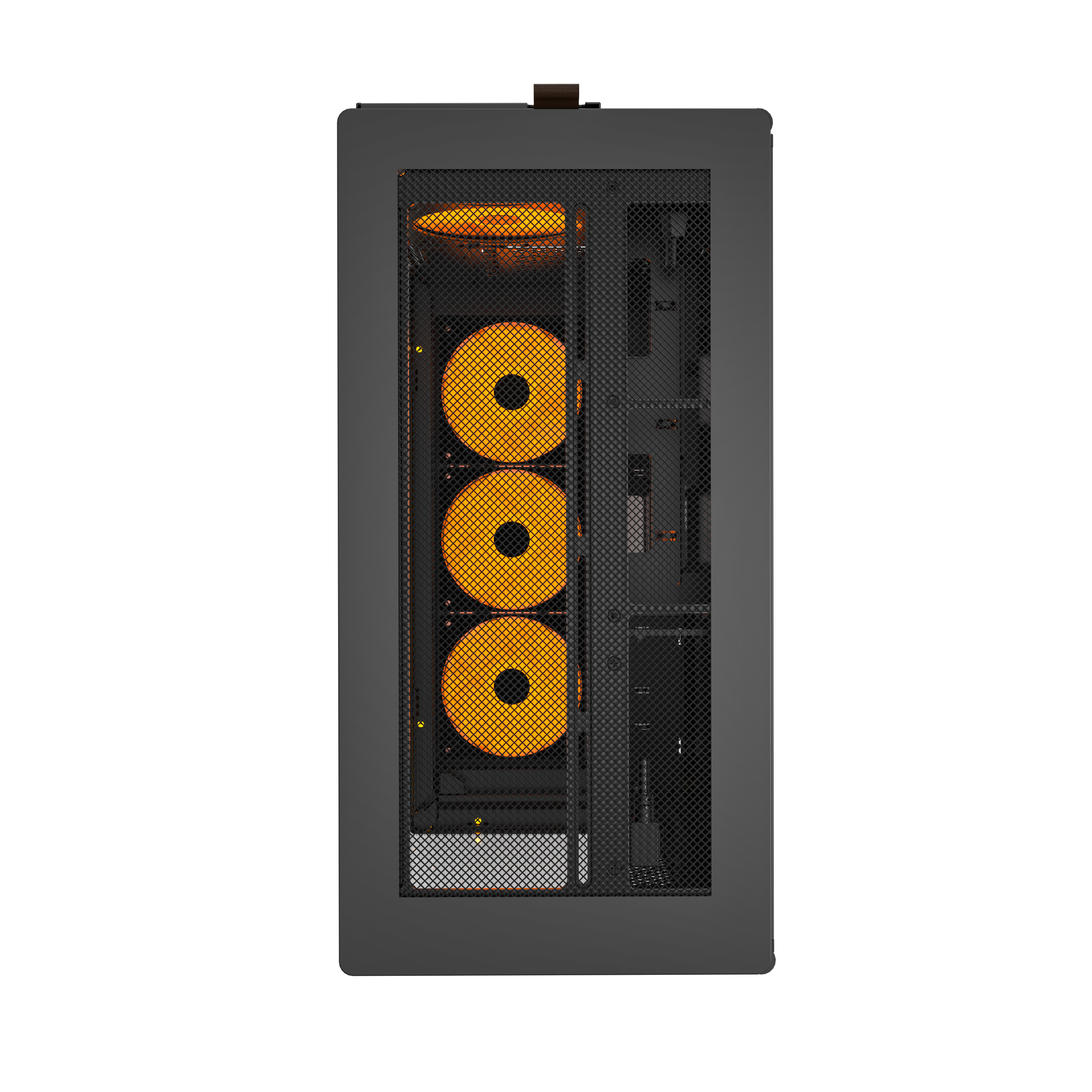 A large main feature product image of Montech HS02 PRO Glass Reversible Layout Mid Tower Case (Black)