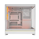 A small tile product image of Montech HS02 PRO Glass Reversible Layout Mid Tower Case (White)
