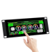 A product image of DeskPi RackMate 10" 2U Panel with 7.84" LCD Touch Screen Display