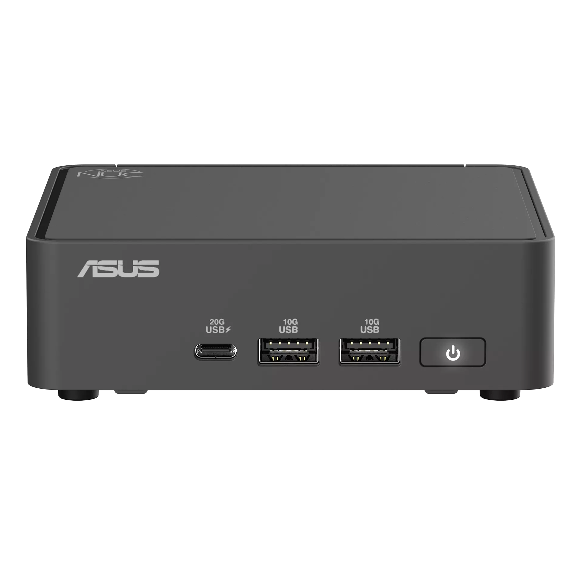 A large main feature product image of ASUS NUC 15 Pro Core Ultra 5 225H Slim Barebones Mini PC