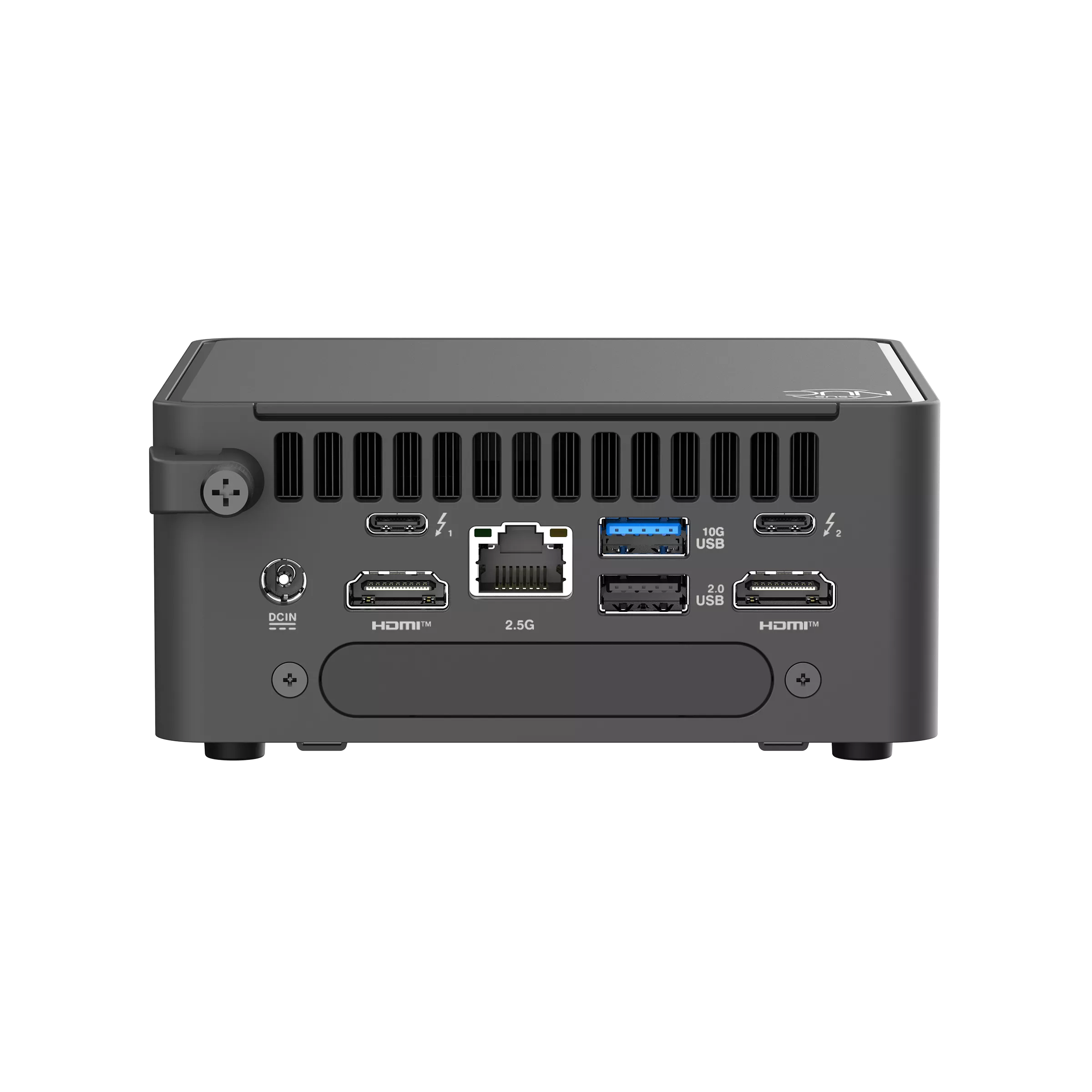 A large main feature product image of ASUS NUC 15 Pro Core Ultra 5 225H Tall Barebones Mini PC
