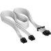 A product image of Corsair Premium Individually Sleeved PSU Cables Pro Kit Type 5 Gen 5 (White)