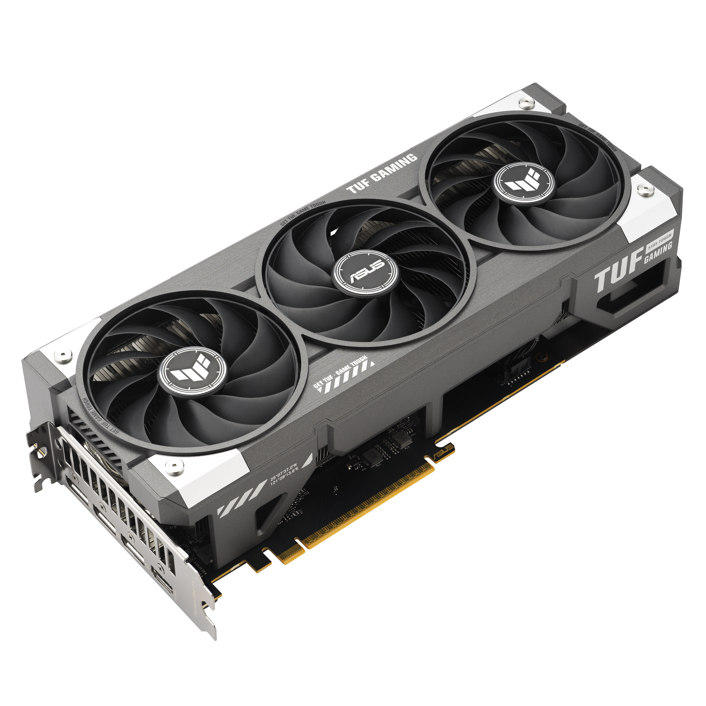 A large main feature product image of ASUS GeForce RTX 5060 TUF Gaming OC 8GB GDDR7
