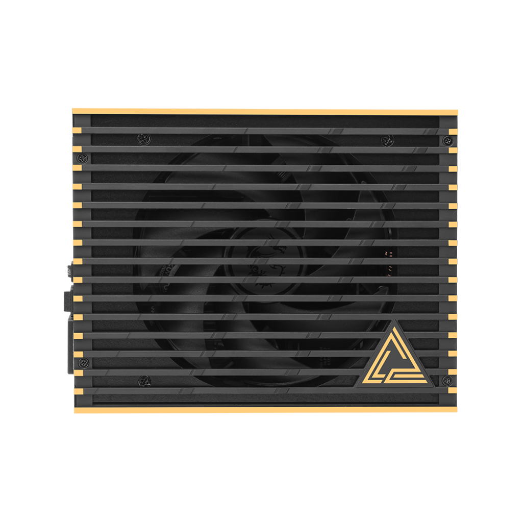 A large main feature product image of MSI MEG Ai1600T - 1600W Titanium PCIe 5.0 ATX Modular PSU