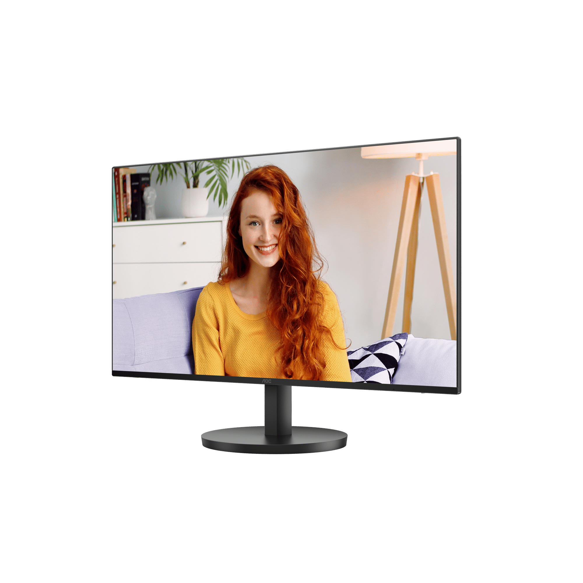 A large main feature product image of AOC 24B3CA3 - 24" 1080p 120Hz IPS Monitor