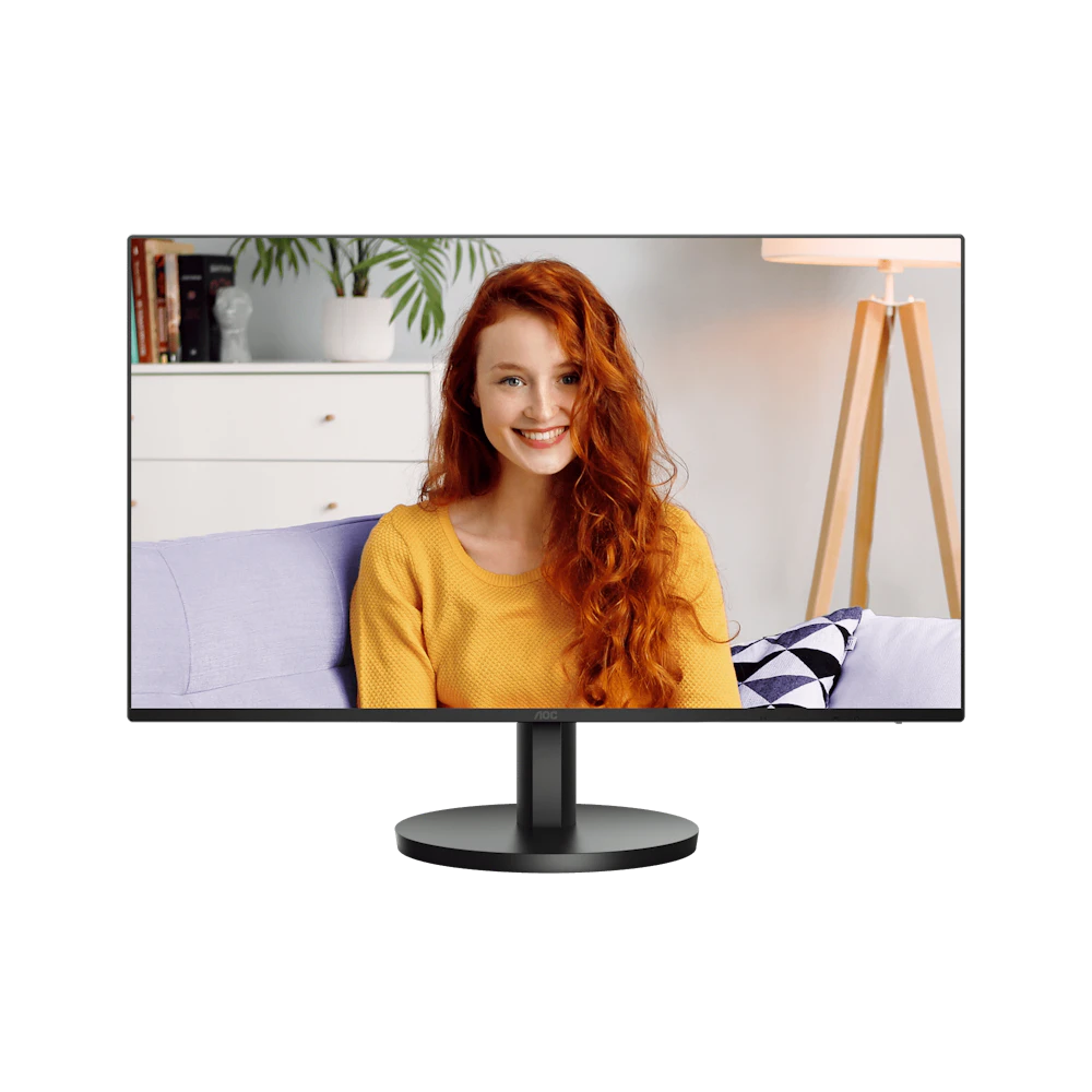 A large main feature product image of AOC 24B3CA3 - 24" 1080p 120Hz IPS USB-C Monitor