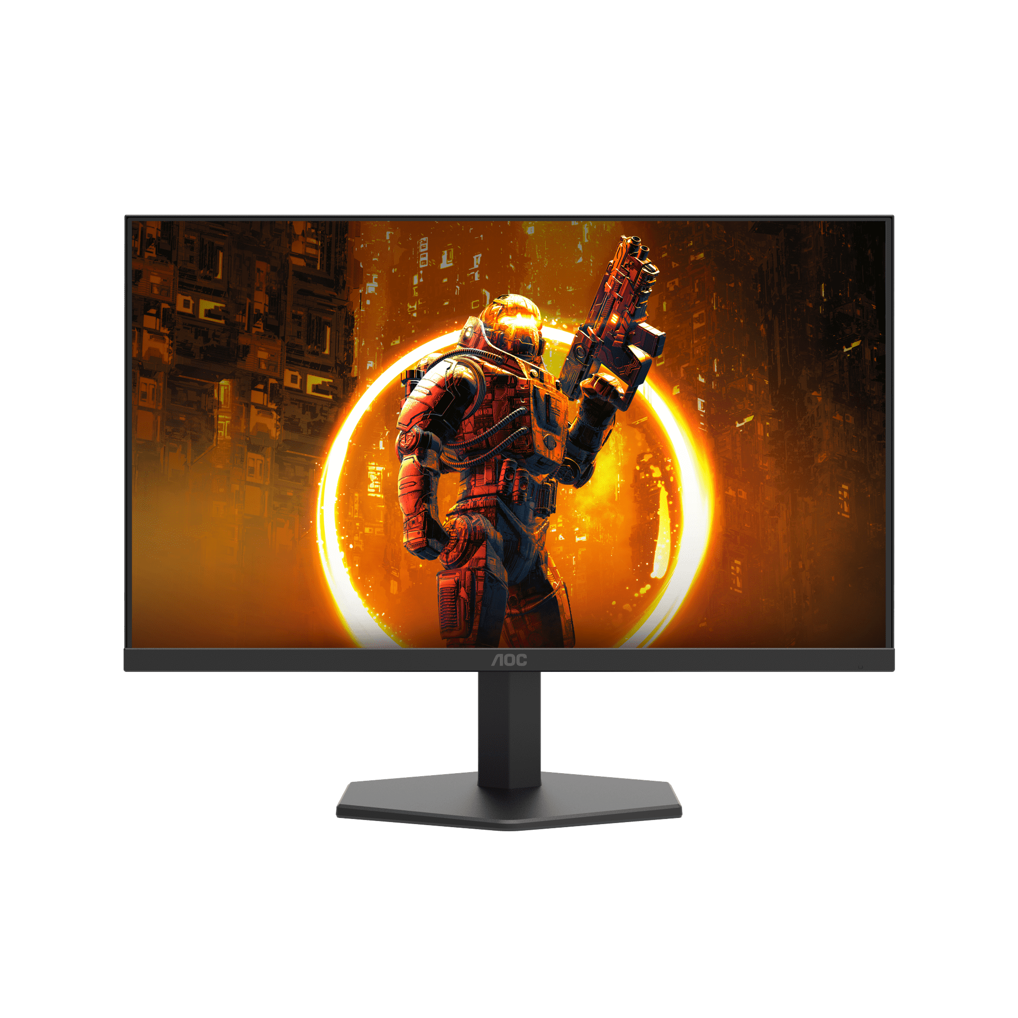 A large main feature product image of AOC Gaming 24G11ZE - 24" 1080p 240Hz 0.3ms Fast IPS Monitor