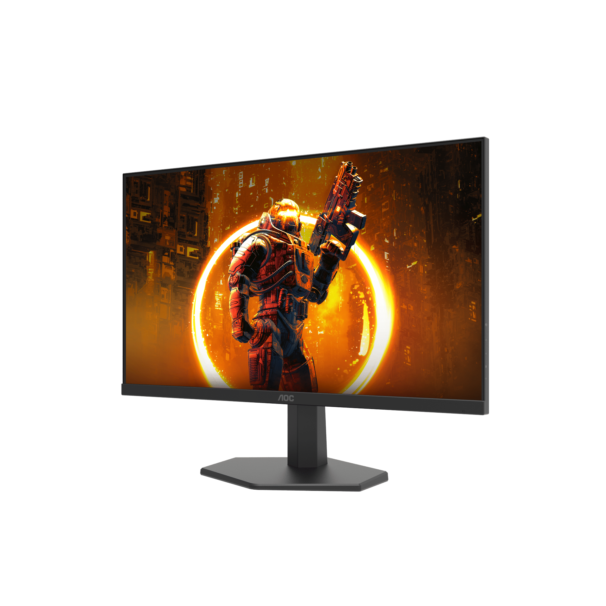A large main feature product image of AOC Gaming 27G11ZE2 - 27" 1080p 240Hz 0.3ms Fast IPS Monitor
