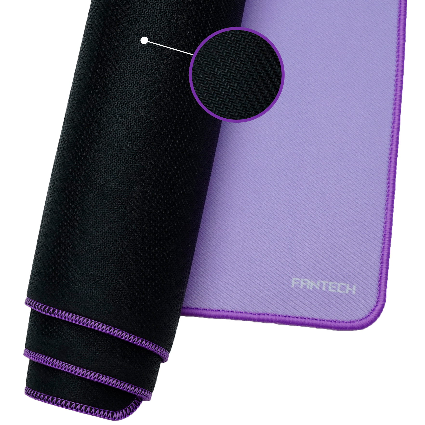 A large main feature product image of Fantech MP70 Mouse Pad - Purple