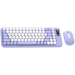 A product image of Fantech GO MOCHI85 75% Wireless Keyboard and Mouse Combo - Purple