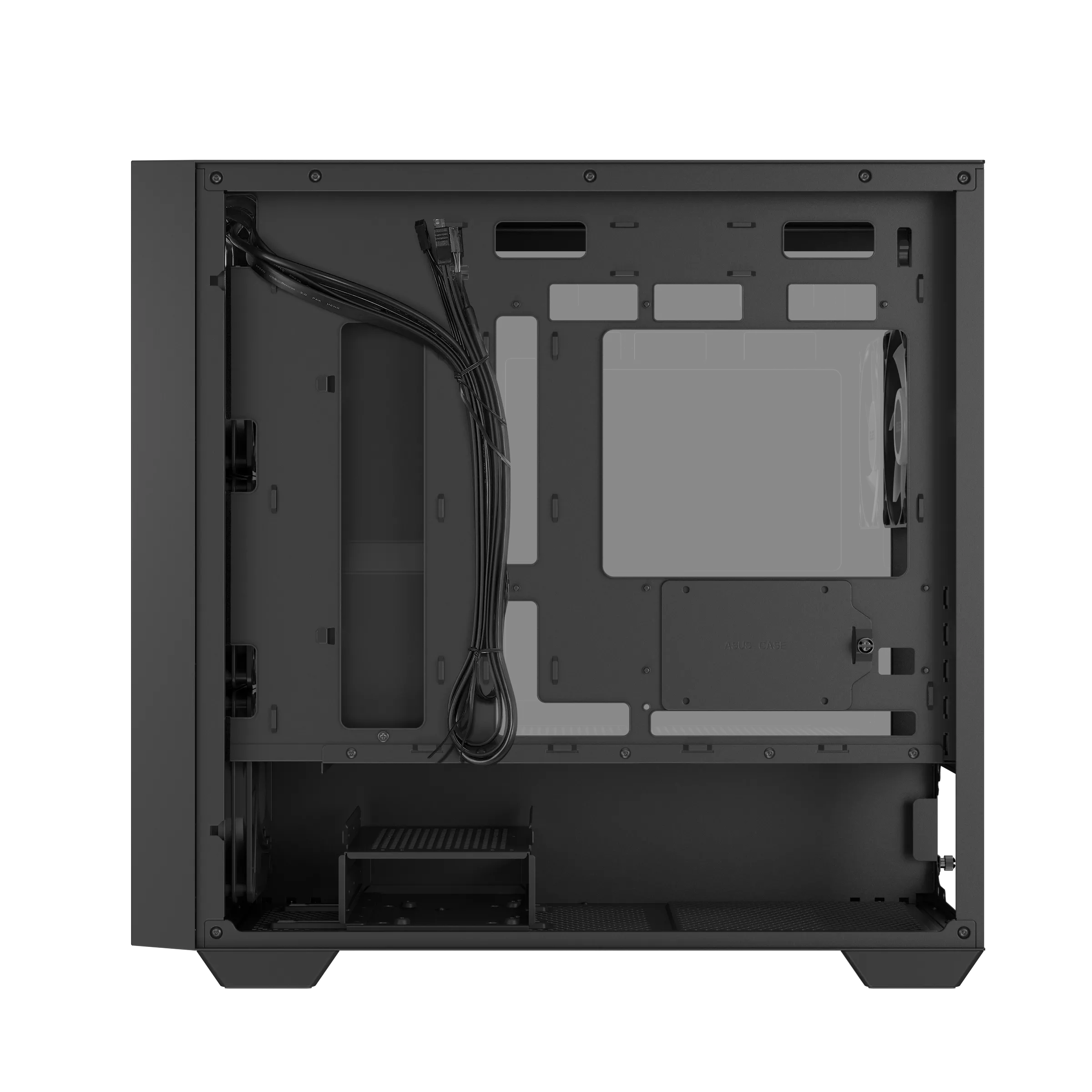 A large main feature product image of ASUS A21 PLUS Mid Tower Case - Black
