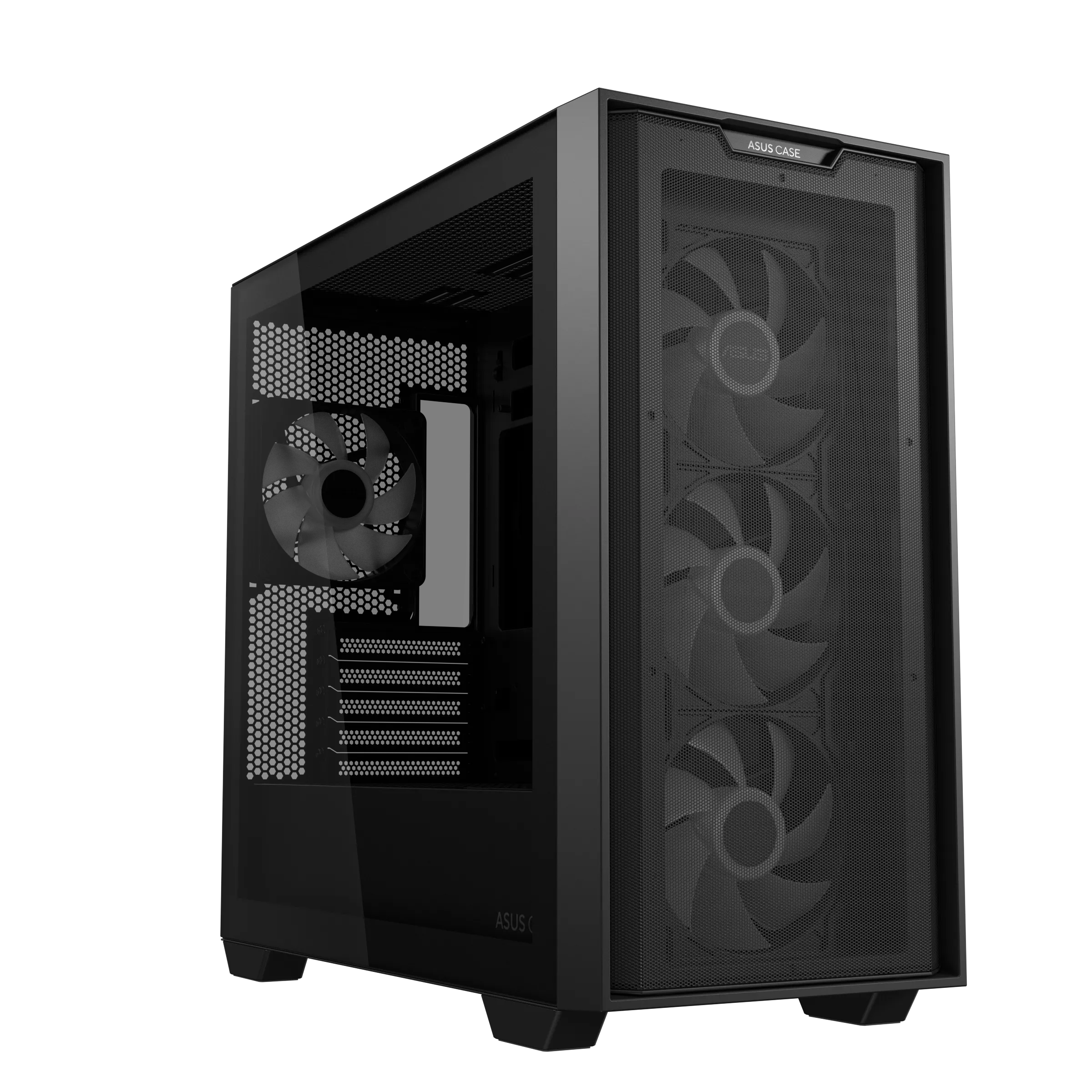 A large main feature product image of ASUS A21 PLUS Mid Tower Case - Black