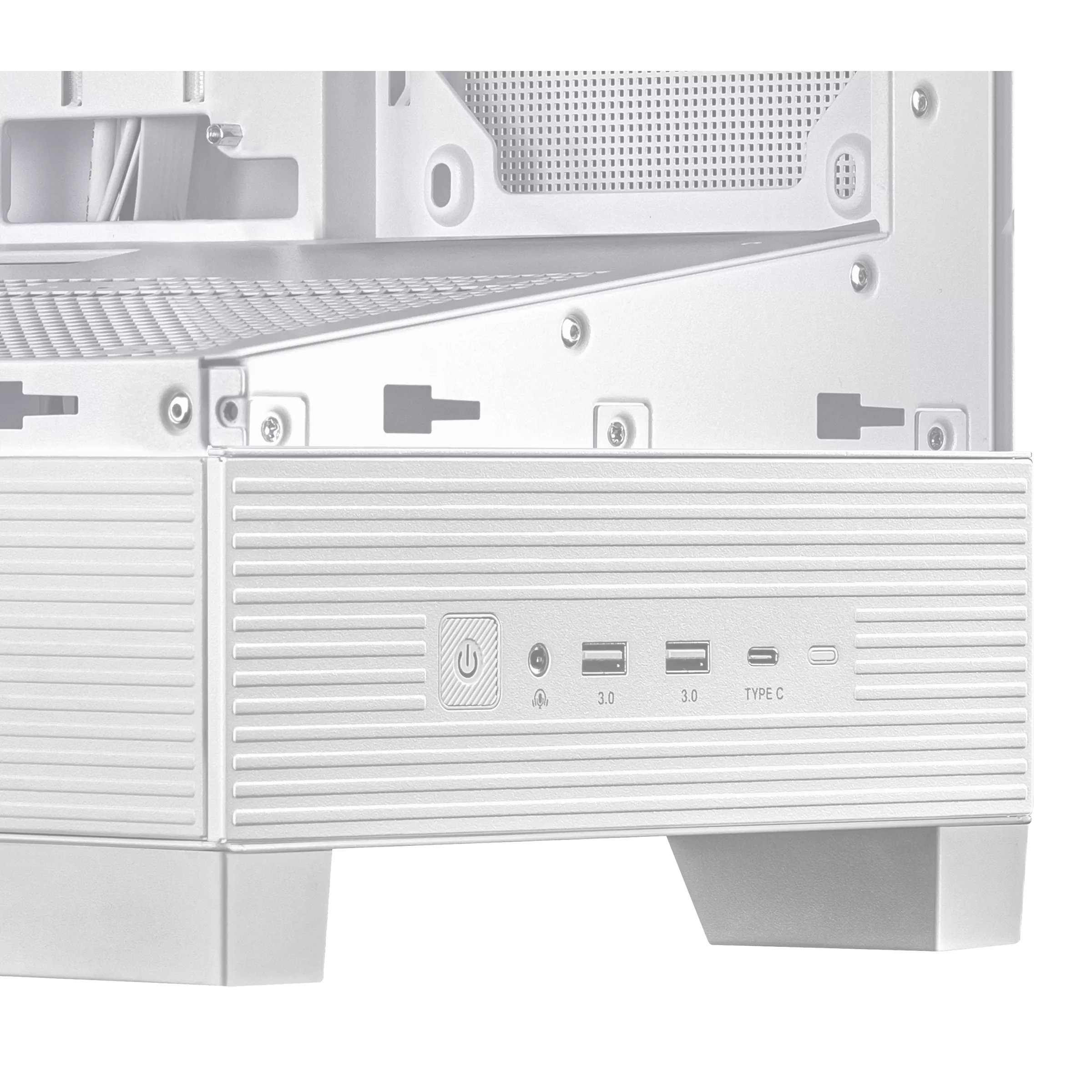 A large main feature product image of ASUS A31 Mid Tower Case - White