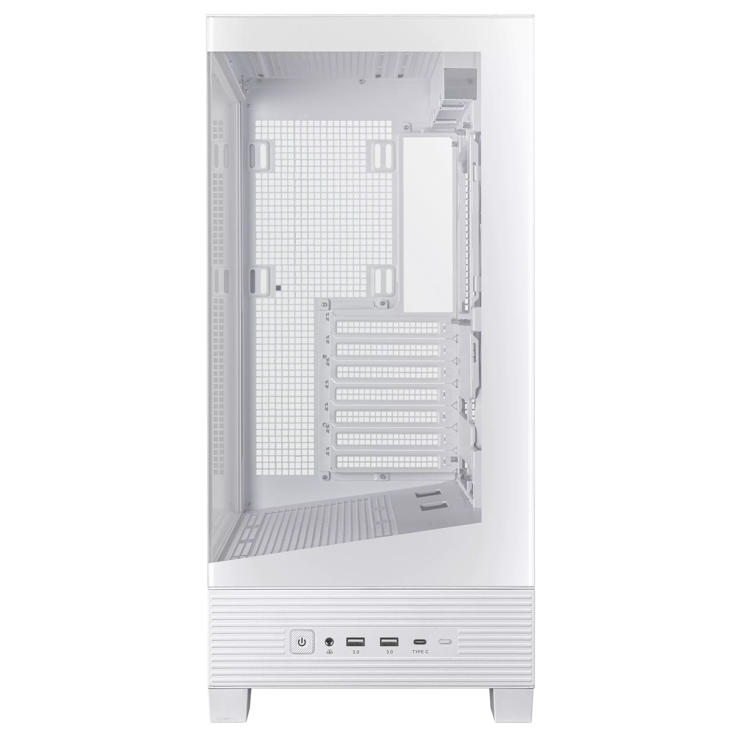 A large main feature product image of ASUS A31 Mid Tower Case - White