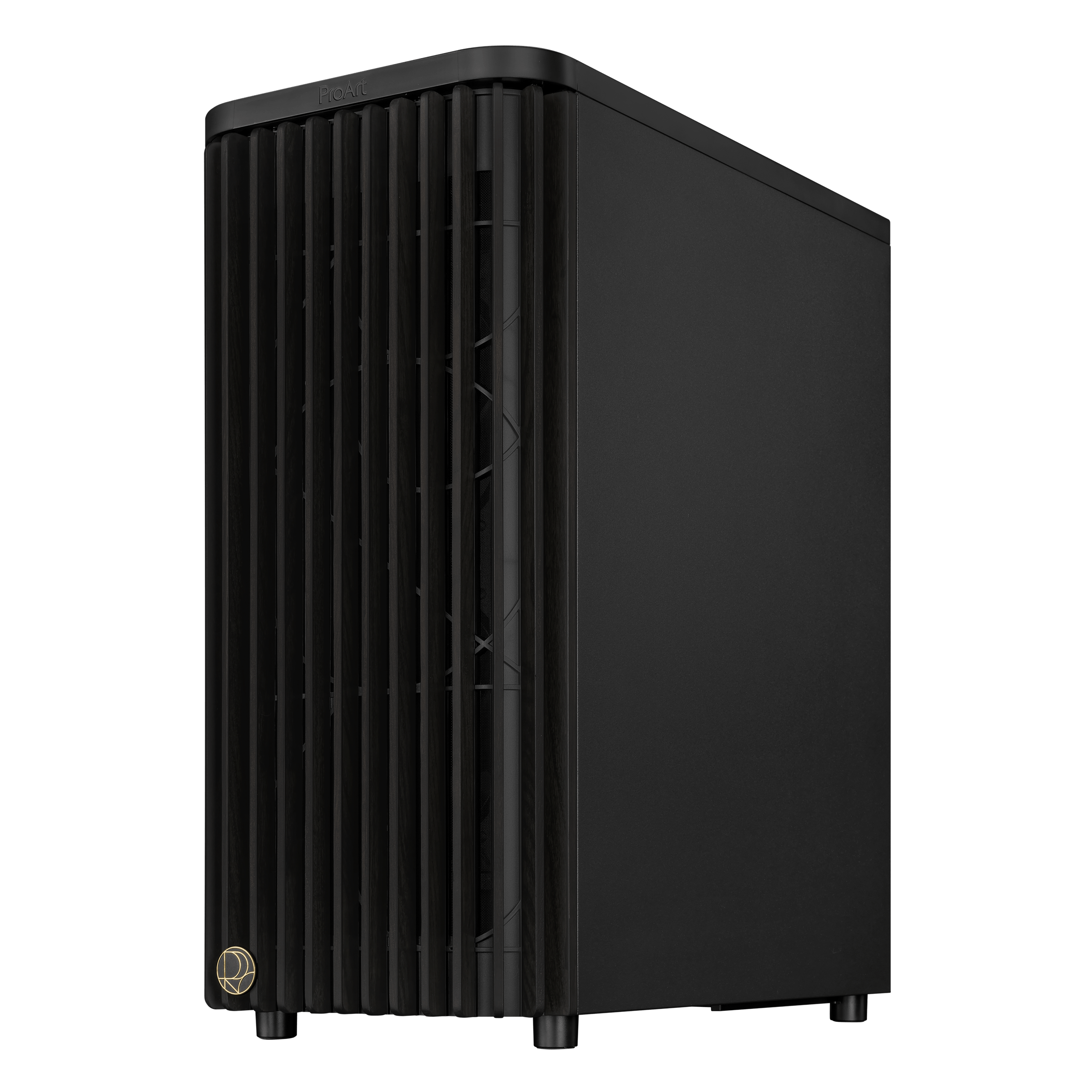 A large main feature product image of ASUS ProArt PA401 Mid Tower Case - Wood Metal Panel