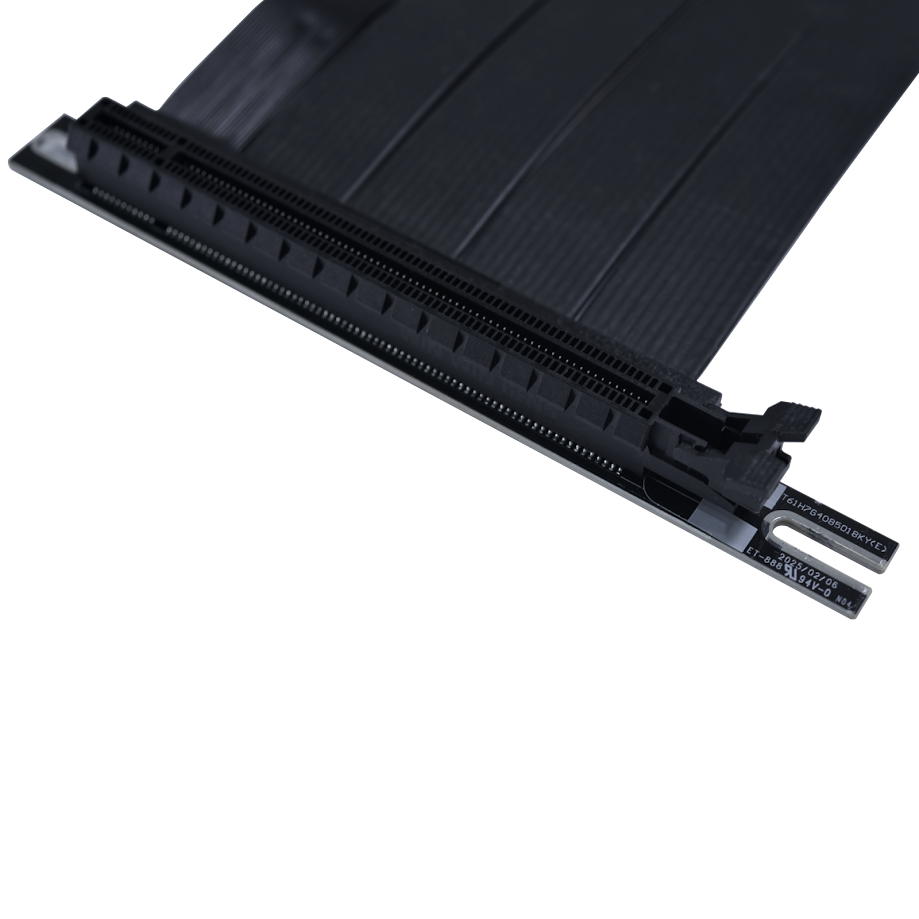 A large main feature product image of Lian Li PCIe 5.0 Riser Cable