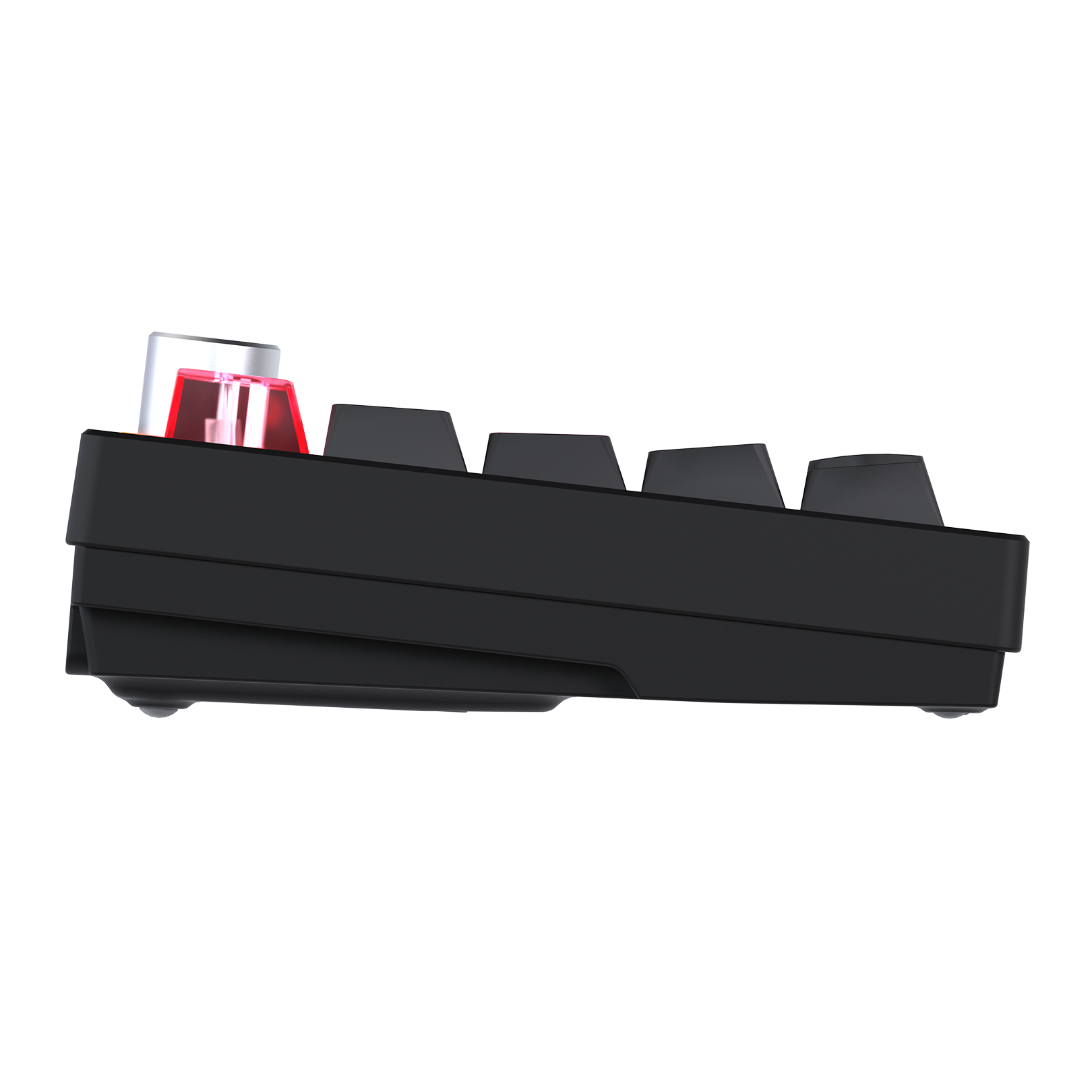 A large main feature product image of Fantech MAXFIT6 65% Hot-Swap Wireless Mechanical Keyboard - Black (White Switch)