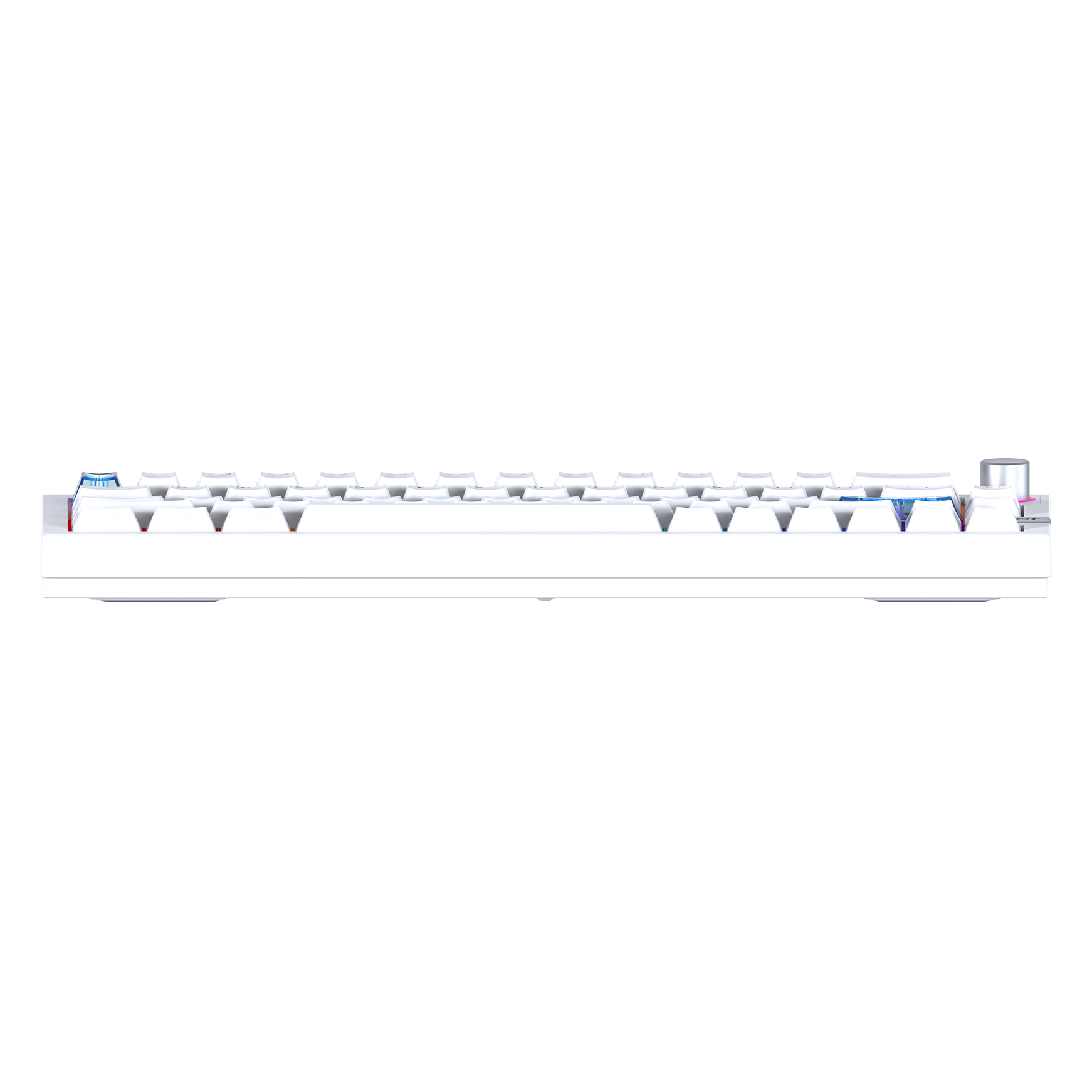 A large main feature product image of Fantech MAXFIT6 65% Hot-Swap Wireless Mechanical Keyboard - White (Brown Switch)